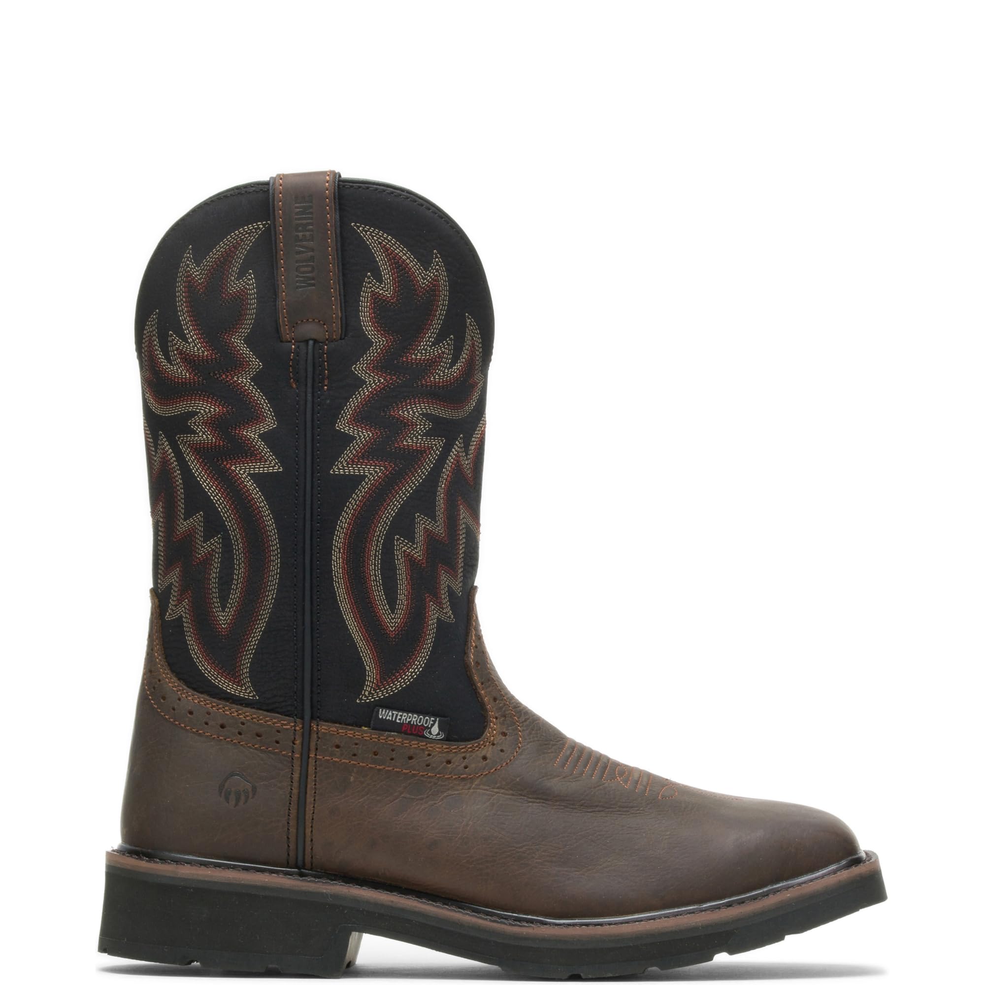 WOLVERINE Men's Rancher Waterproof Steeltoe Square Toe 10in Wellington Work Boot