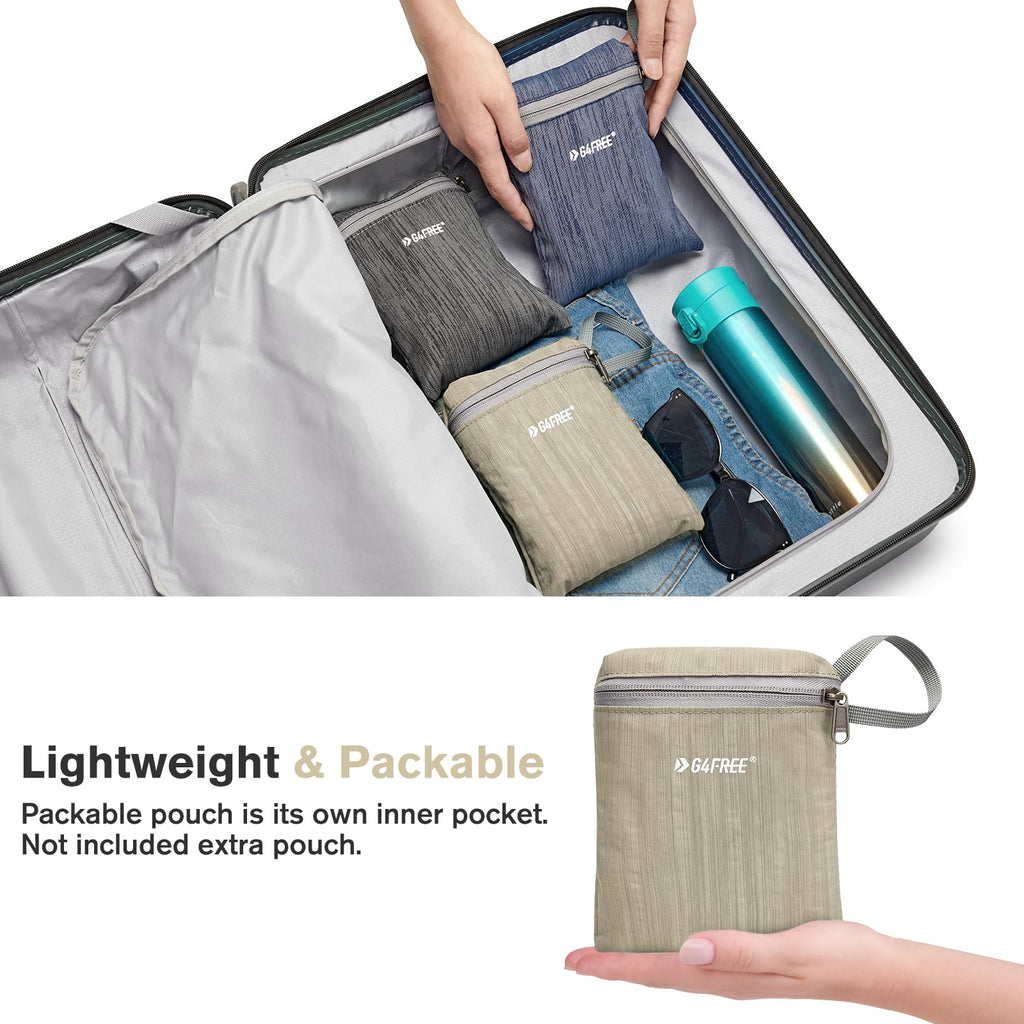 G4Free 10L/15L Hiking Backpack Lightweight Packable Hiking Daypack Small Travel Outdoor Foldable Shoulder Bag
