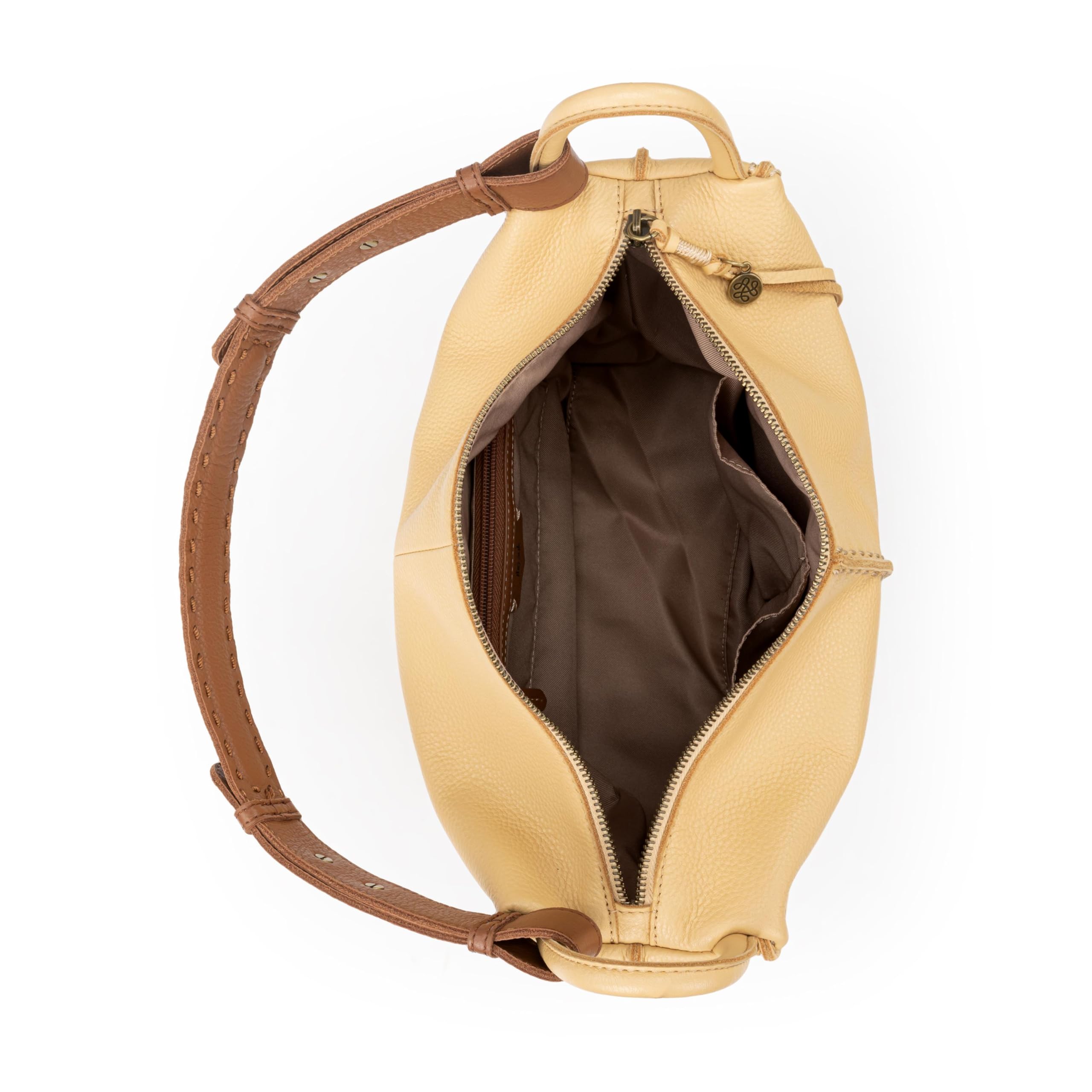 The Sak Los Feliz Hobo Purse - Premium Large Leather Women's Handbag for Everyday & Travel - Durable Purse With Zipper Pocket