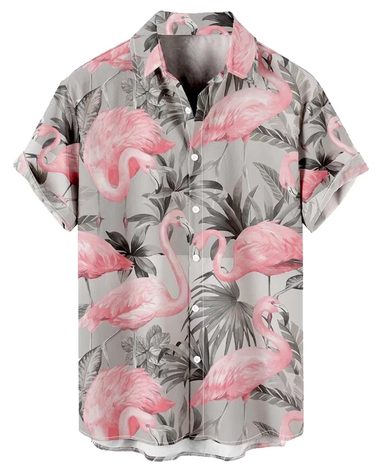 Bowling Shirts for Men Print Short Sleeve Regular Fit Hawaiian Casual Button Down Beach Shirts