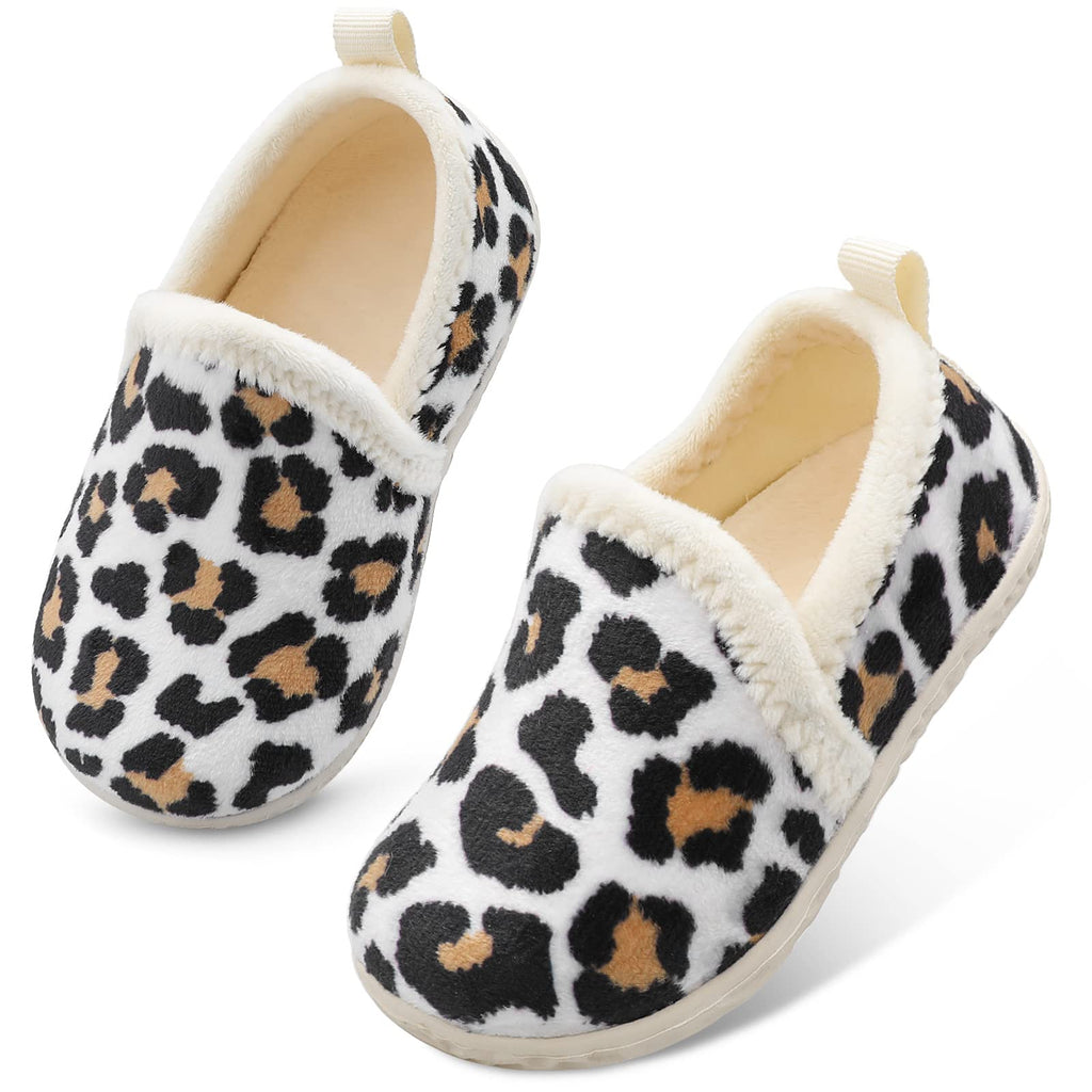 Lefflow Toddler Slippers Boys Girls House Shoes Slip on Baby Sock Shoes Lightweight Outdoor Walking Shoes