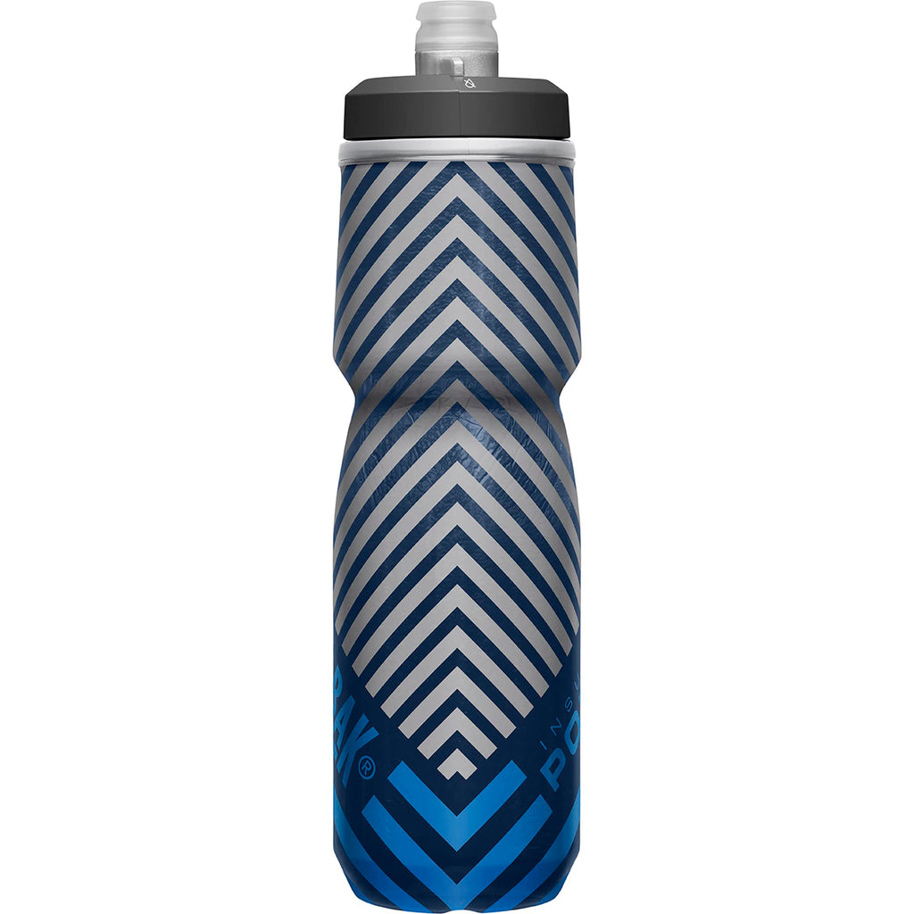 CamelBak Podium Chill Insulated Bike Squeeze Water Bottle, Cold Retention for Cycling, 24oz, Reflective Ghost