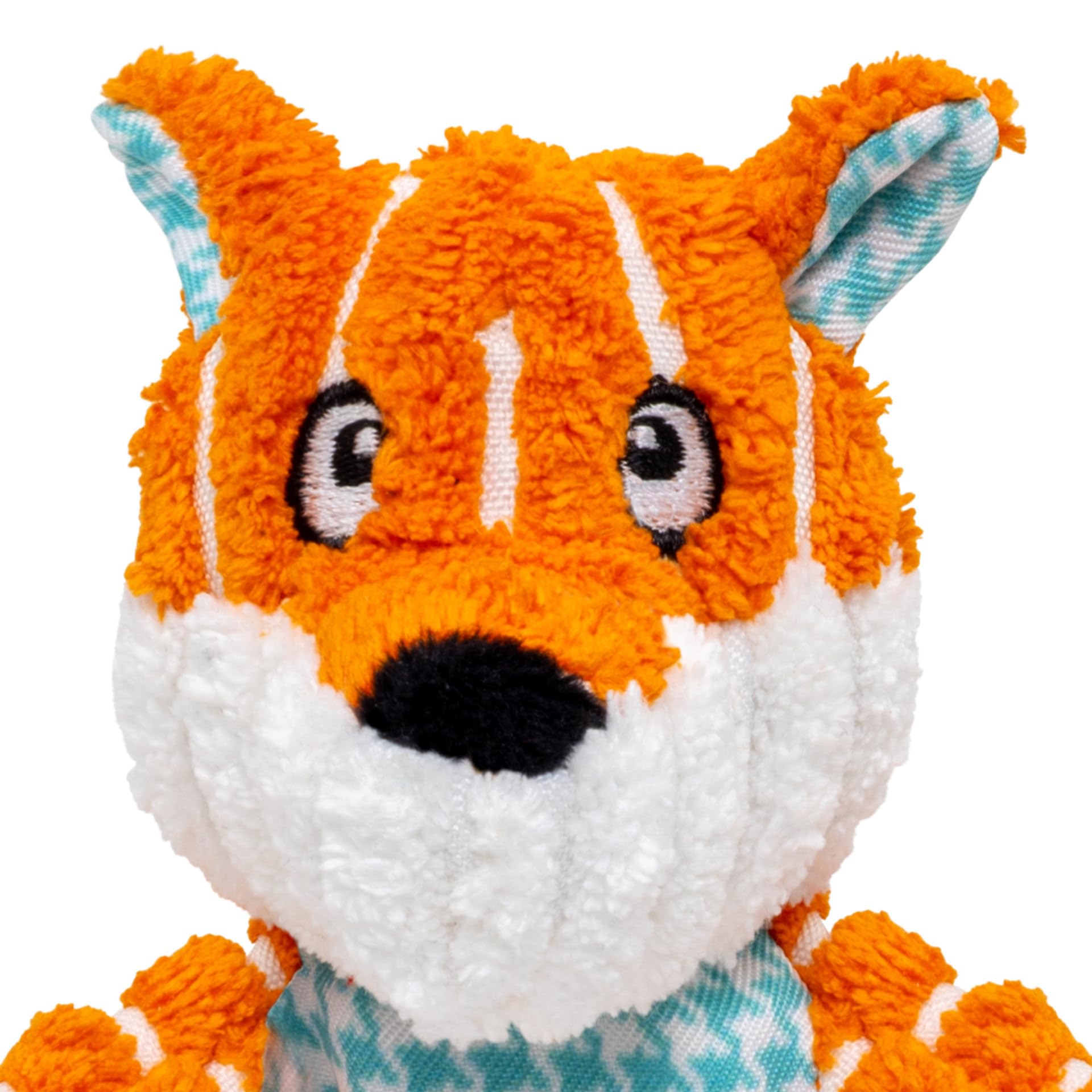 KONG Floppy Knots - Durable No‑Stuffing Squeaky Rope & Plush Dog Toy - for Teething, Playing (Bunny, Small/Medium)