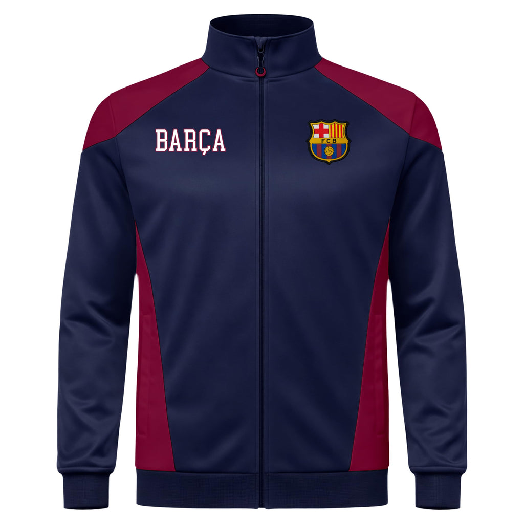 Icon Sports Officially Licensed FC Barcelona Soccer Track Jacket - Unisex Adult