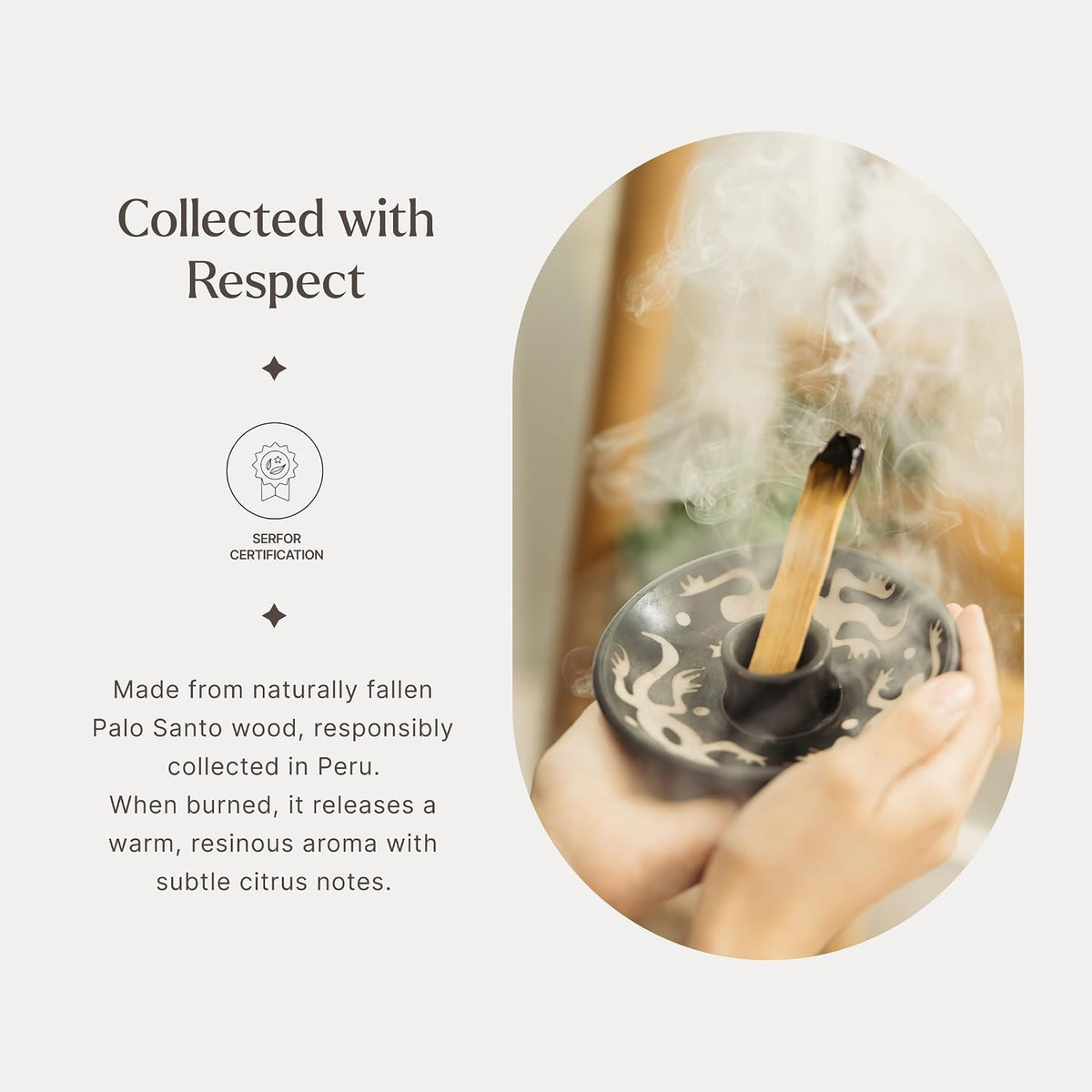 Luna Sundara Palo Santo Sticks, 100g Peruvian Smudging Wood