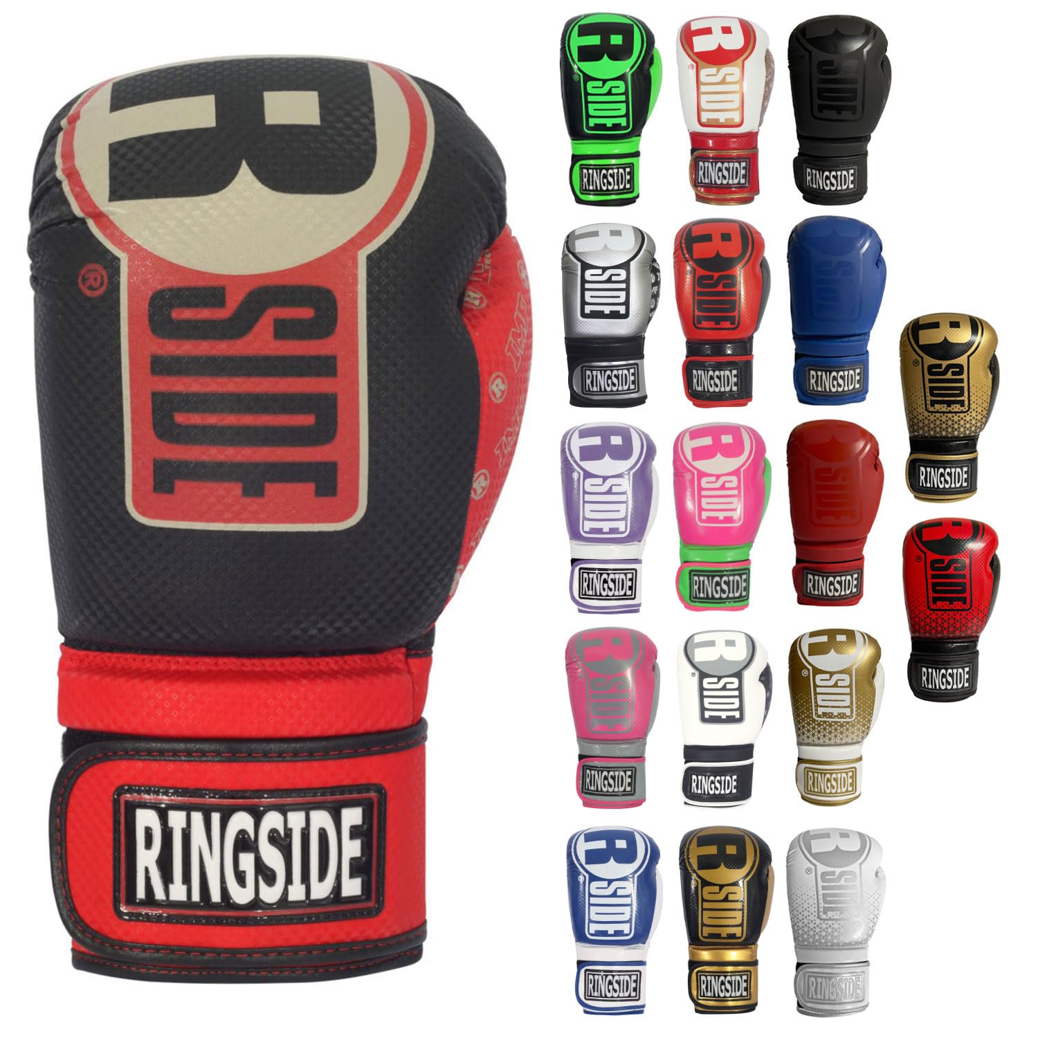 Ringside Apex Bag Gloves, IMF-Tech Boxing Gloves with Secure Wrist Support, Synthetic Boxing Gloves for Men and Women