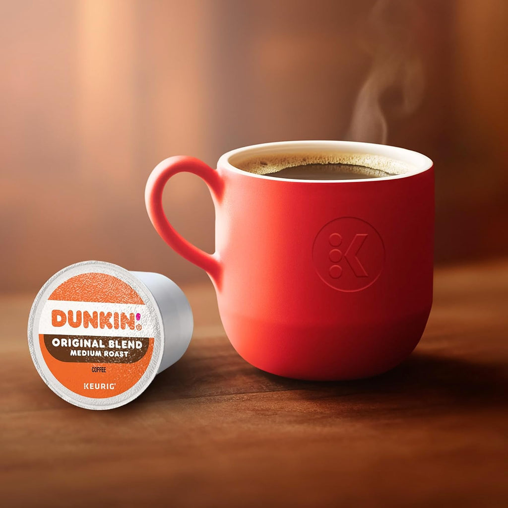 Dunkin' Donuts Single-Serve Coffee K-Cup® Pods, Original Blend, Medium Roast, Carton Of 64 Pods