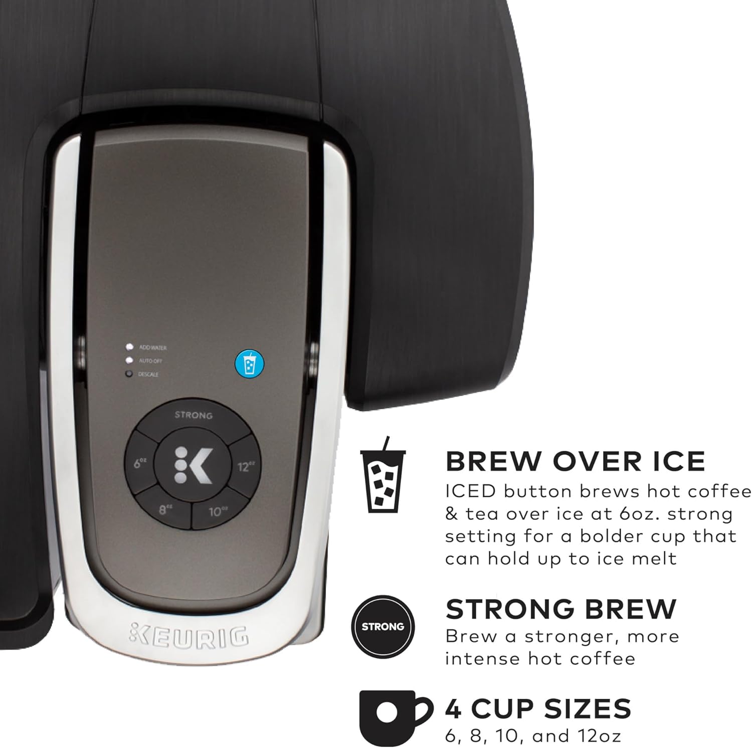 Keurig K-1550 Small Business Single Serve Coffee Maker, 96 oz Water Reservoir, Black