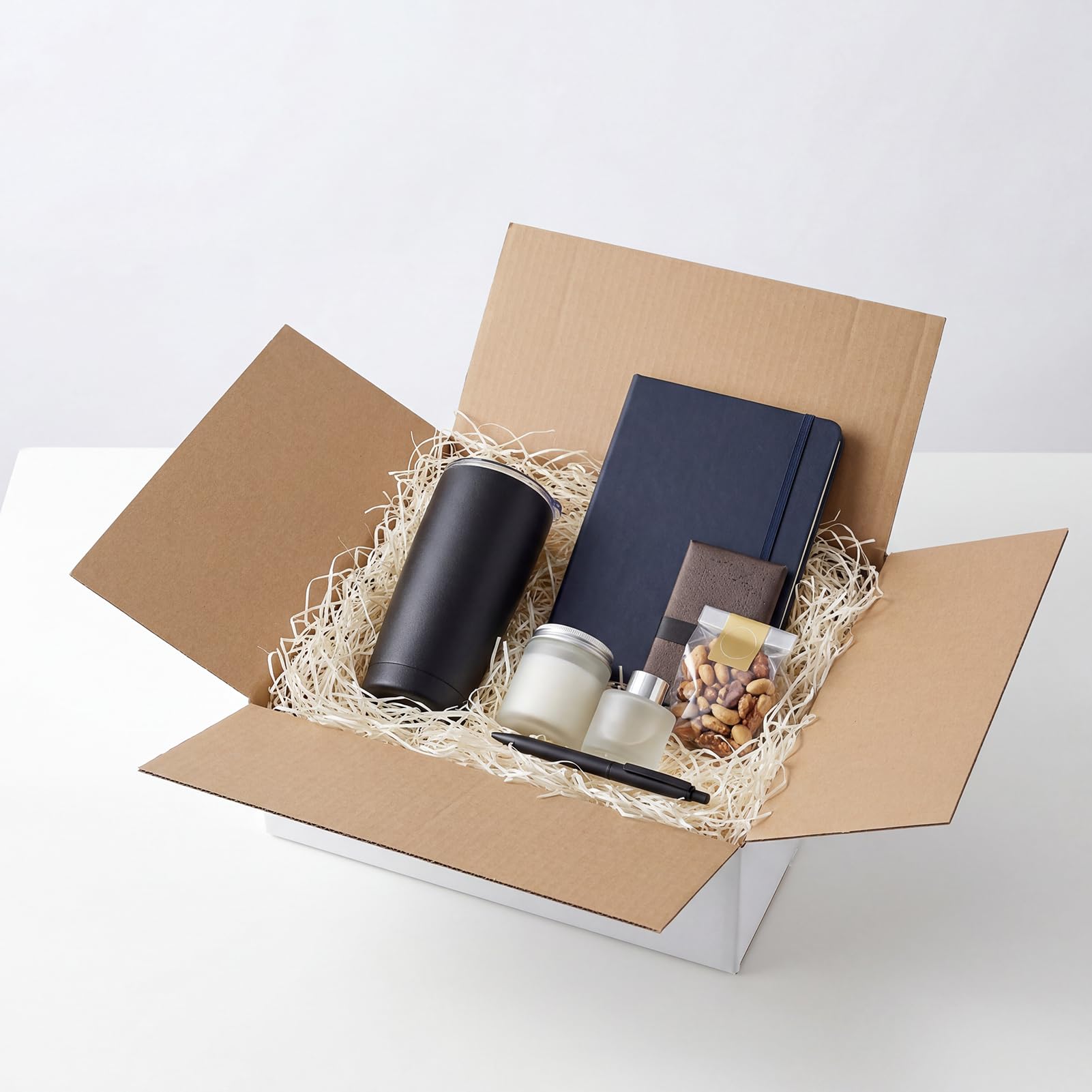 Hoikwo 40 Pack 4x4x2 Shipping Boxes for Small Business, Black Packaging Cardboard Boxes, Moving Mailing Packing Box