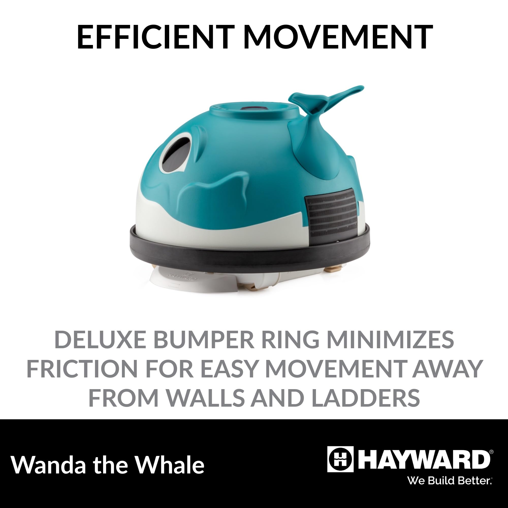 Hayward W3900 Wanda the Whale Above-Ground Suction Pool Cleaner for Any Size Pool, Automatic Pool Vacuum Cleaner
