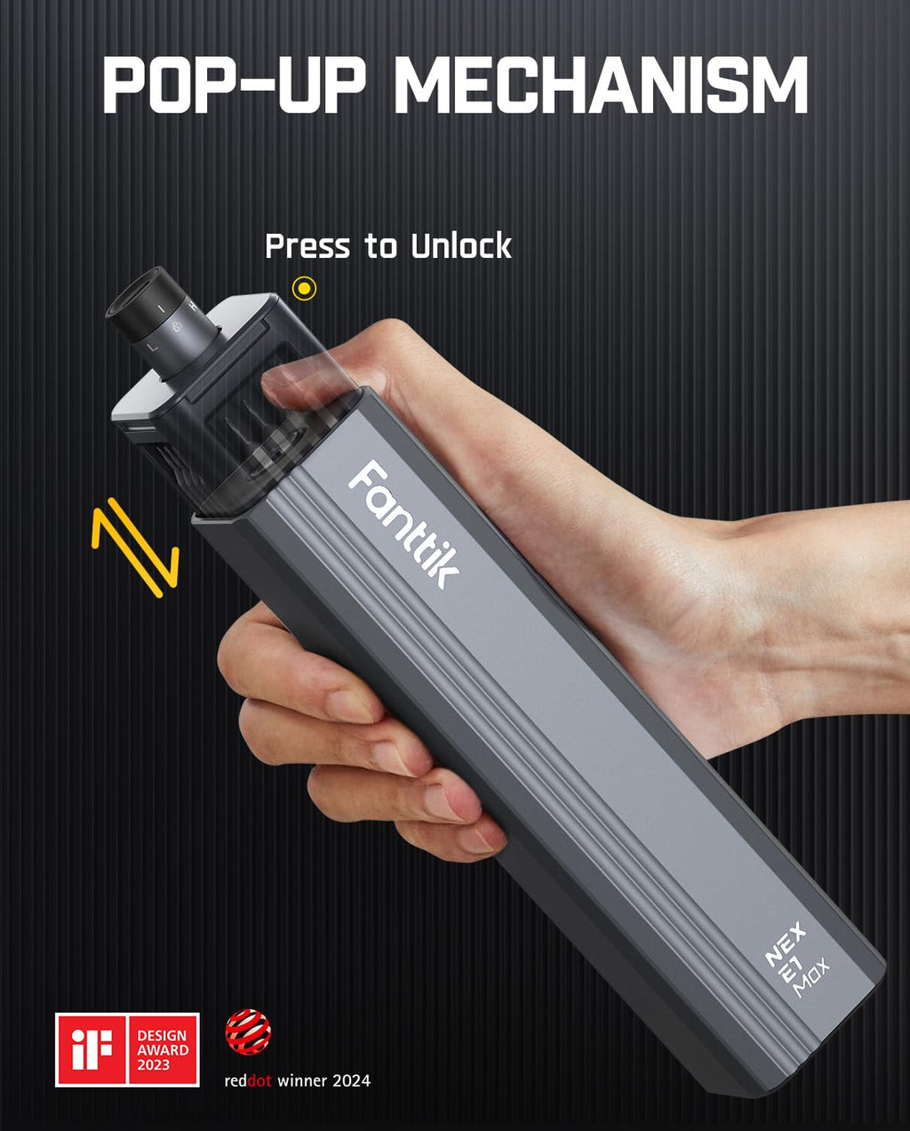 Fanttik E1 Max Electric Screwdriver, Mini Precision Screwdriver Set, 50 Magnetic Bits, Magnetic Storage, 5/32‘’Hex, Repair Tool Kit for Electronics Phone Camera Laptop Watch (White)