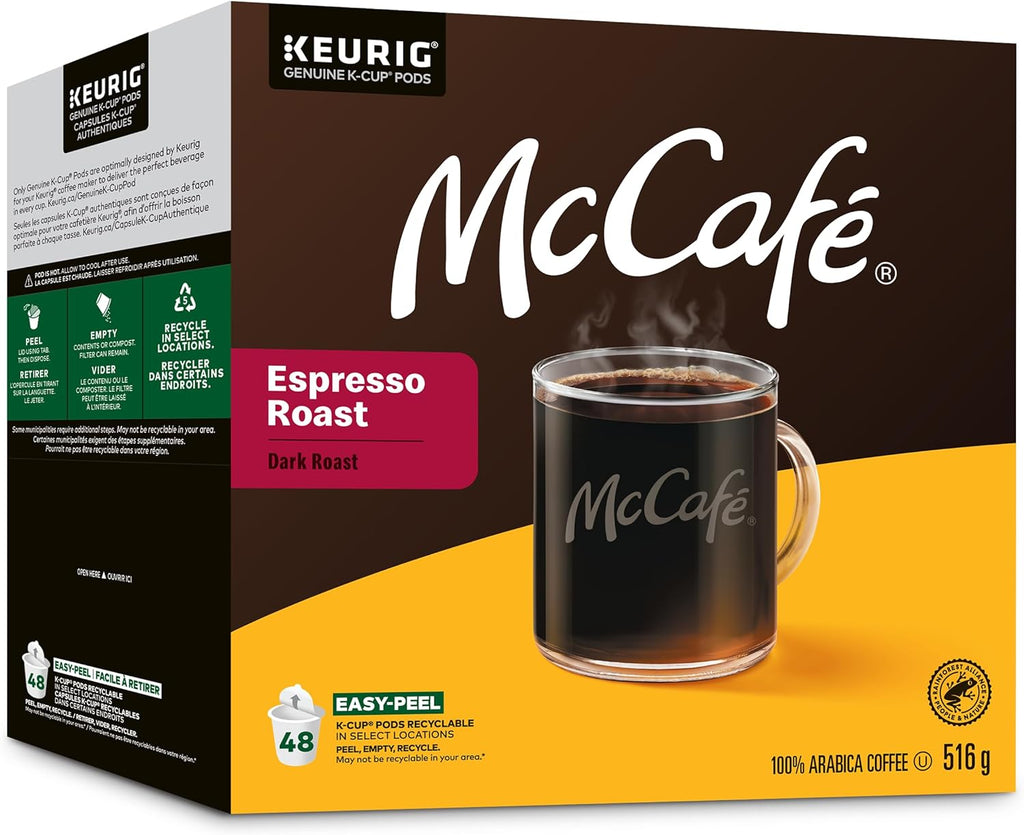McCafe Premium Medium Dark Roast K-Cup Coffee Pods, 48 Count, For Keurig Coffee Makers