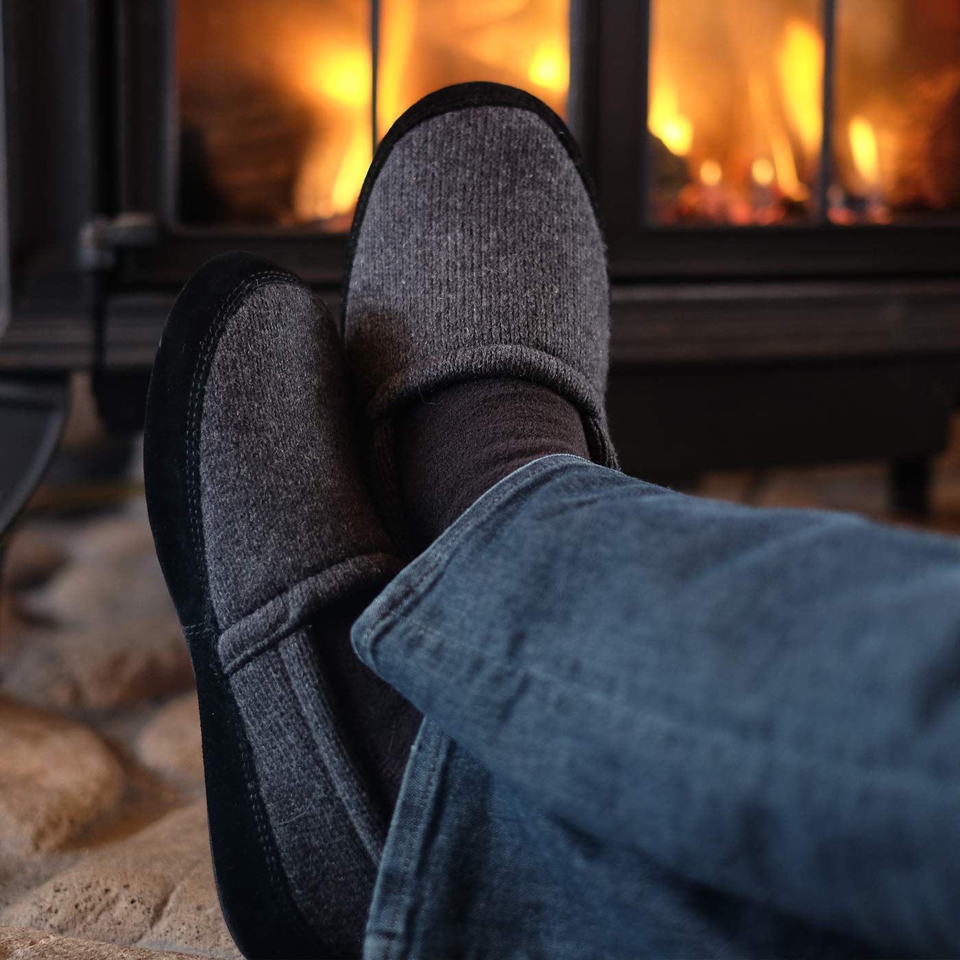 Acorn Men's Memory Foam Slippers