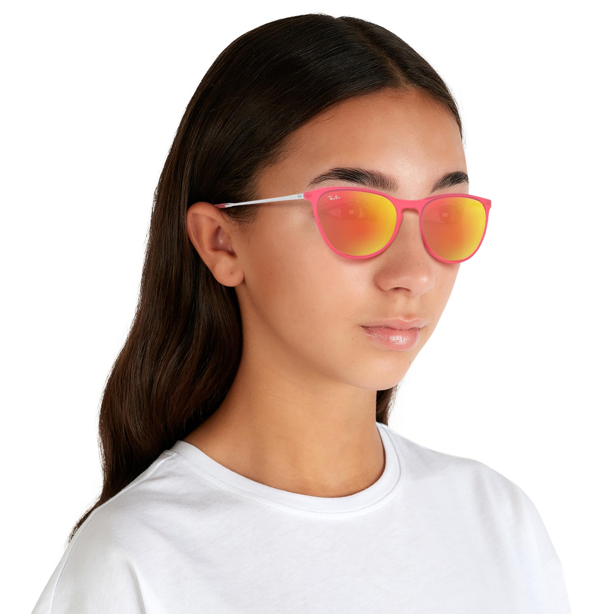 Ray-Ban Junior Kids' RJ9060s Erika Round Sunglasses