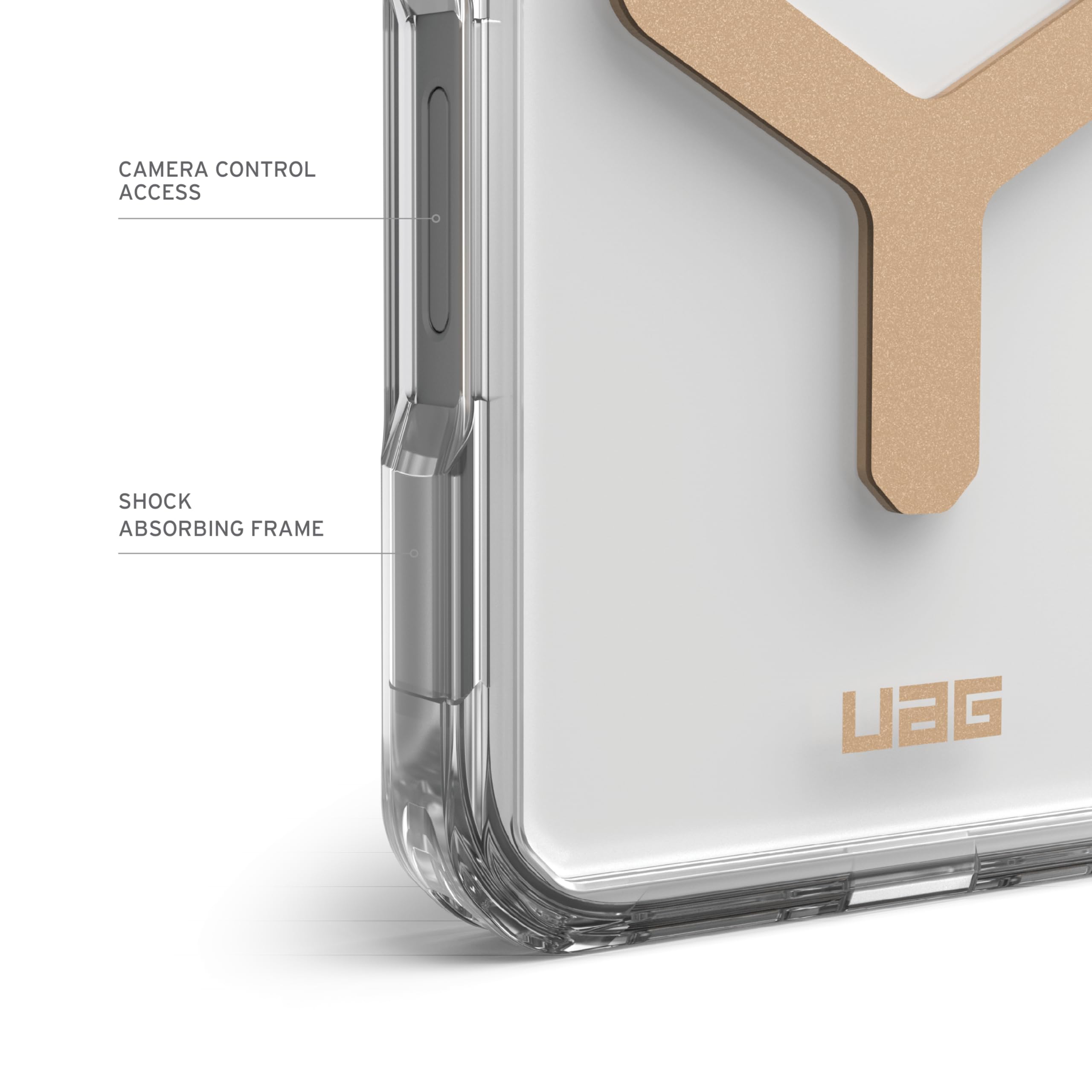 URBAN ARMOR GEAR UAG Designed for iPhone 16 Pro Max Case 6.9" Plasma XTE - Compatible with MagSafe Charging & Kickstand Rugged Shockproof Anti-Slip Military Grade Protective Cover, Black/Clear