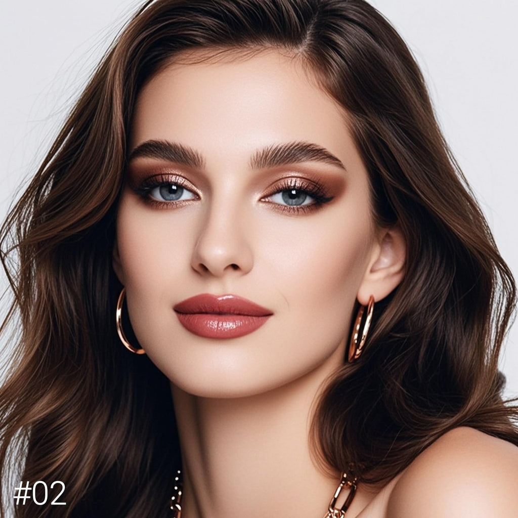 Erinde 10 Colors Eyeshadow Palette Makeup - Matte Shimmer Glitter Eye Shadow Korean Makeup, Ultra-Blendable, High Pigmented, Natural-Looking, Peach Brown Eyeshadow Pallet with Brush, Peach Color