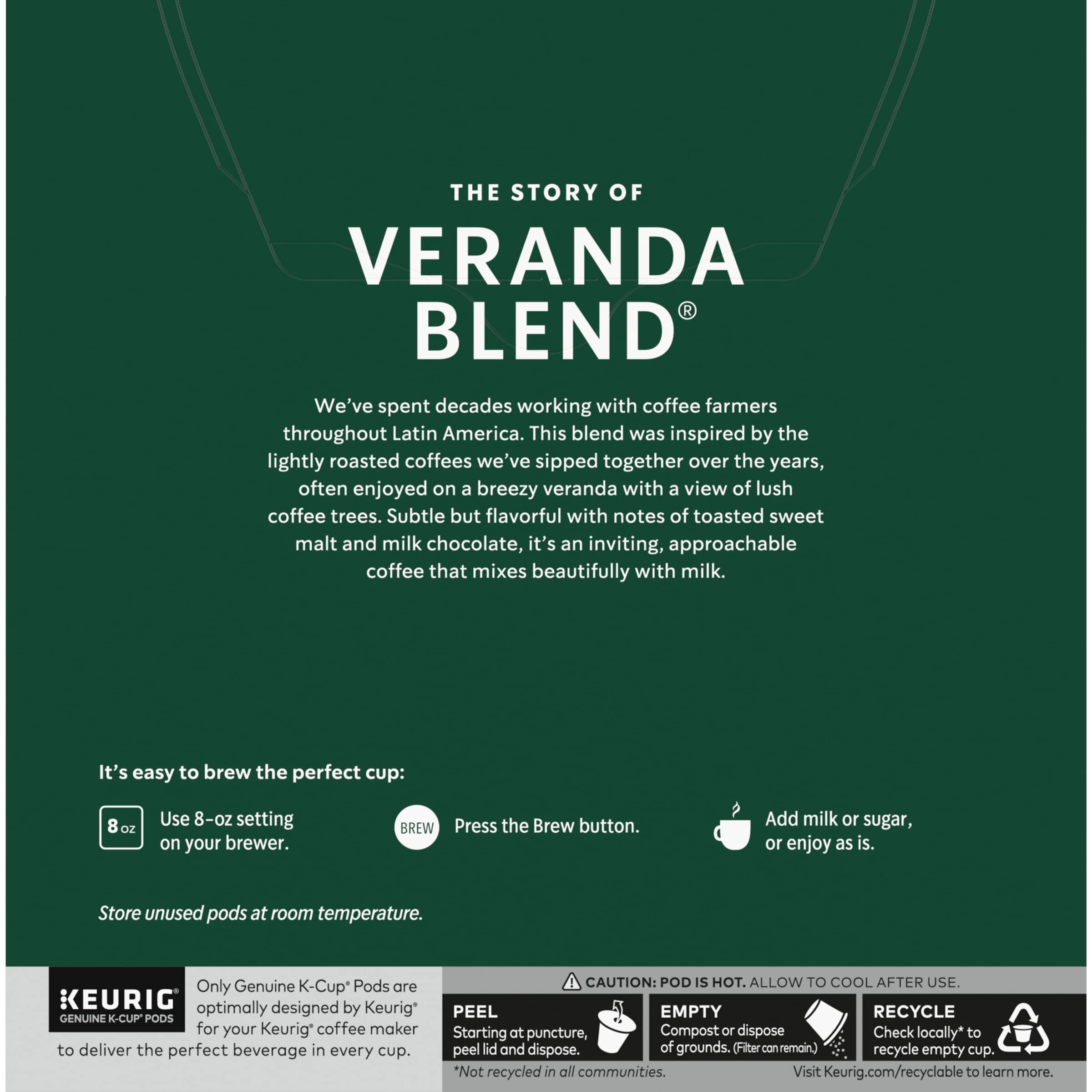 Starbucks K-Cup Coffee Pods, Starbucks Blonde Espresso Roast Hot or Iced Coffee, 22 Keurig Pods