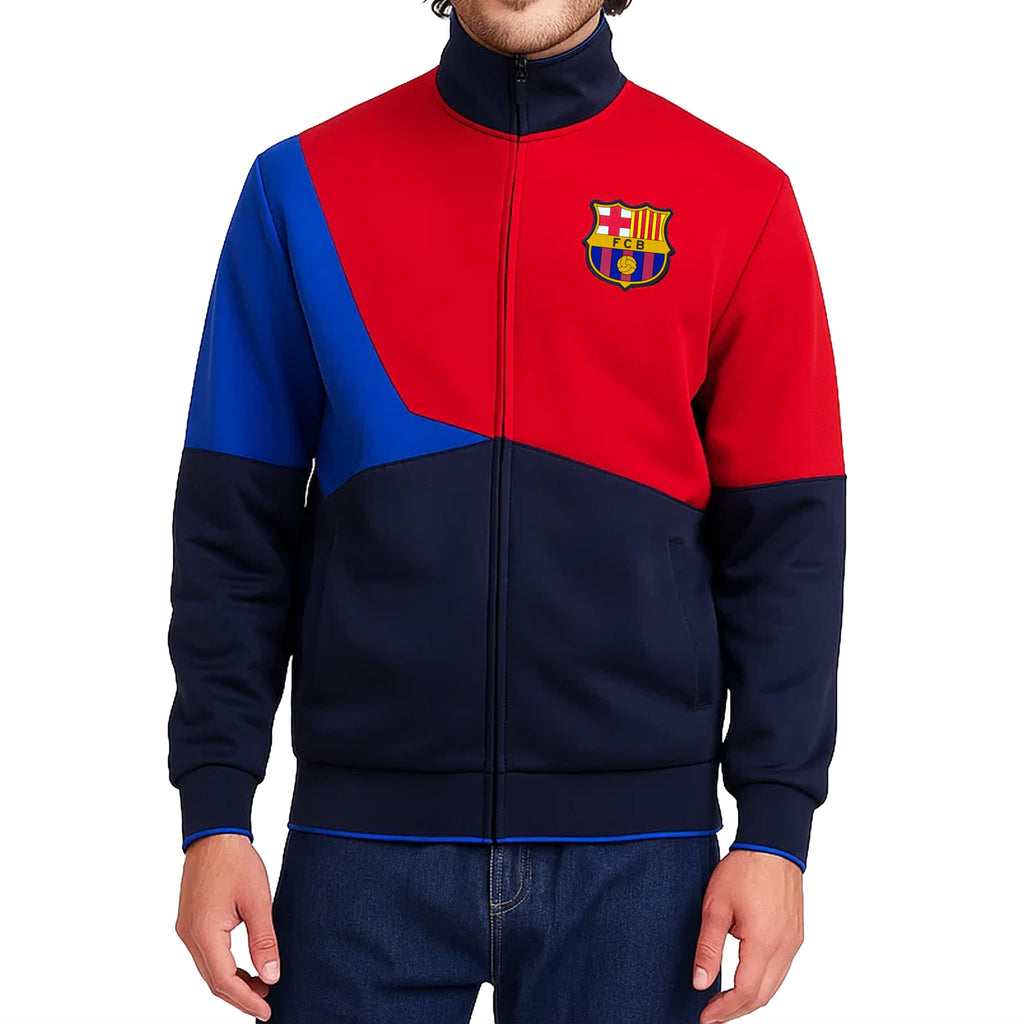 Icon Sports Officially Licensed FC Barcelona Soccer Track Jacket - Unisex Adult