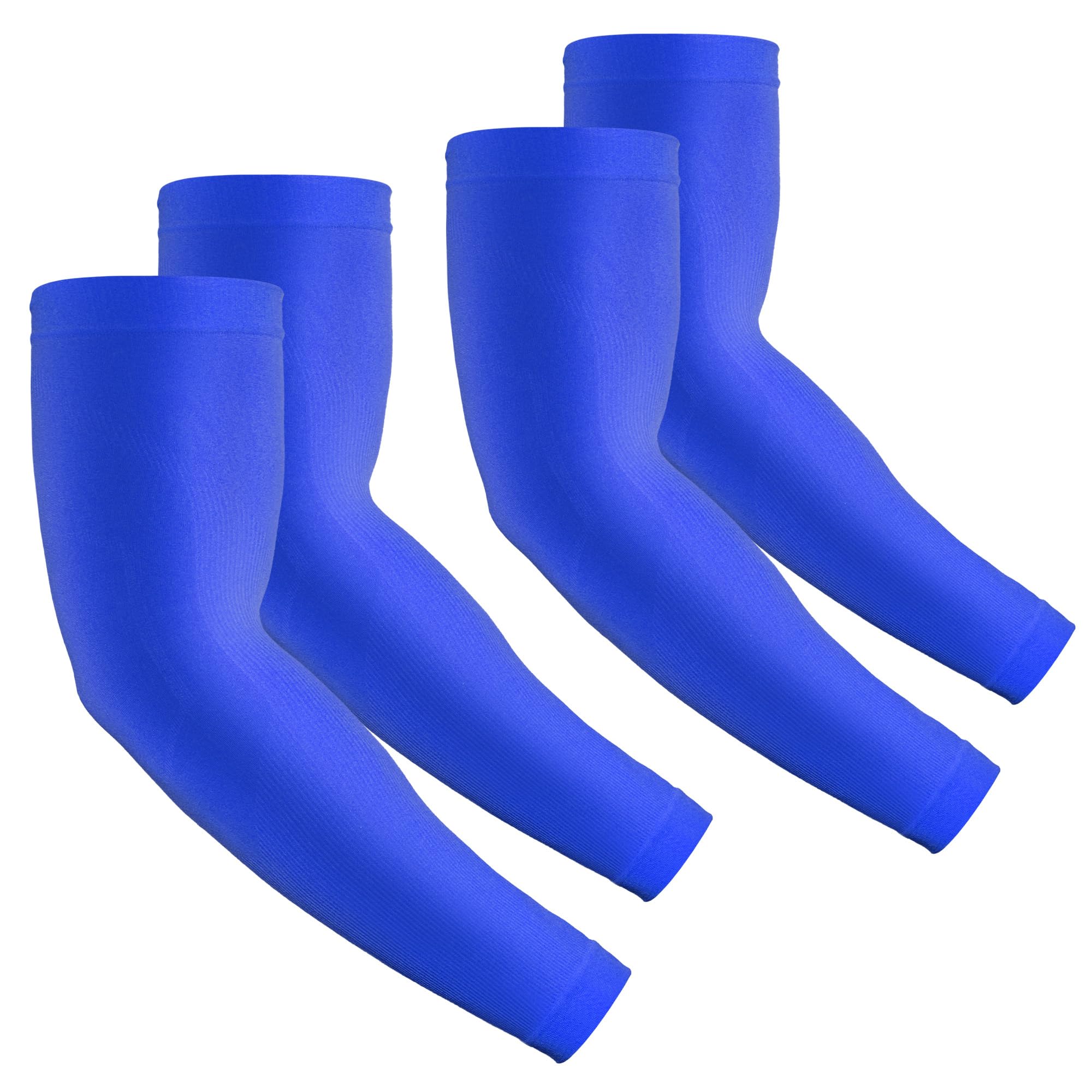 2 Pairs UV Protection Cooling Arm Sleeves Compression Sun Sleeves for Men Women Youth, Tattoo Cover Up, UPF 50