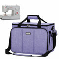 HOMEST Sewing Machine Carry Case, with Shoulder Strap and Front Pocket | Fits most standard Singer, Brother and Janome machines, with storage pockets for sewing accessories and tools, Floral