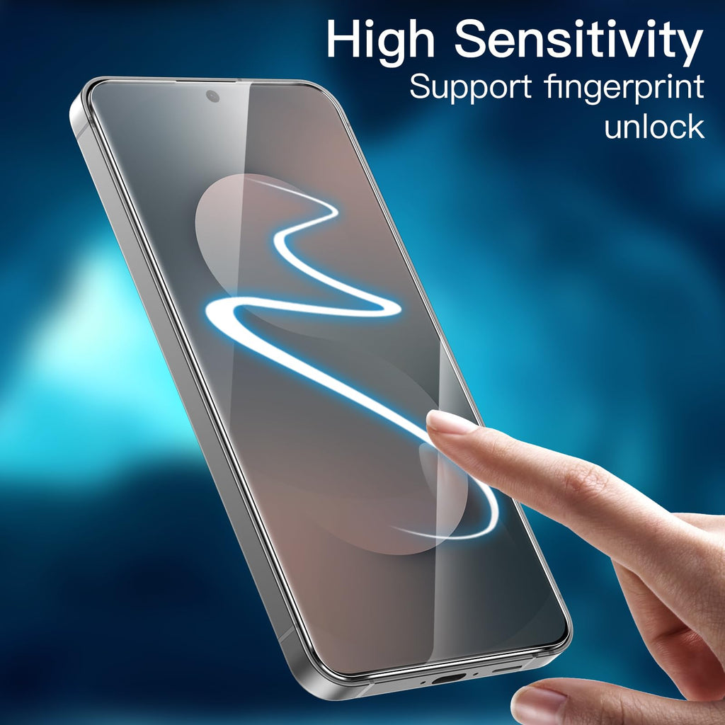 JETech Screen Protector for Samsung Galaxy S20 FE 6.5-Inch with Camera Lens Protector, Tempered Glass Film, Fingerprint ID Compatible, HD Clear, 2-Pack Each