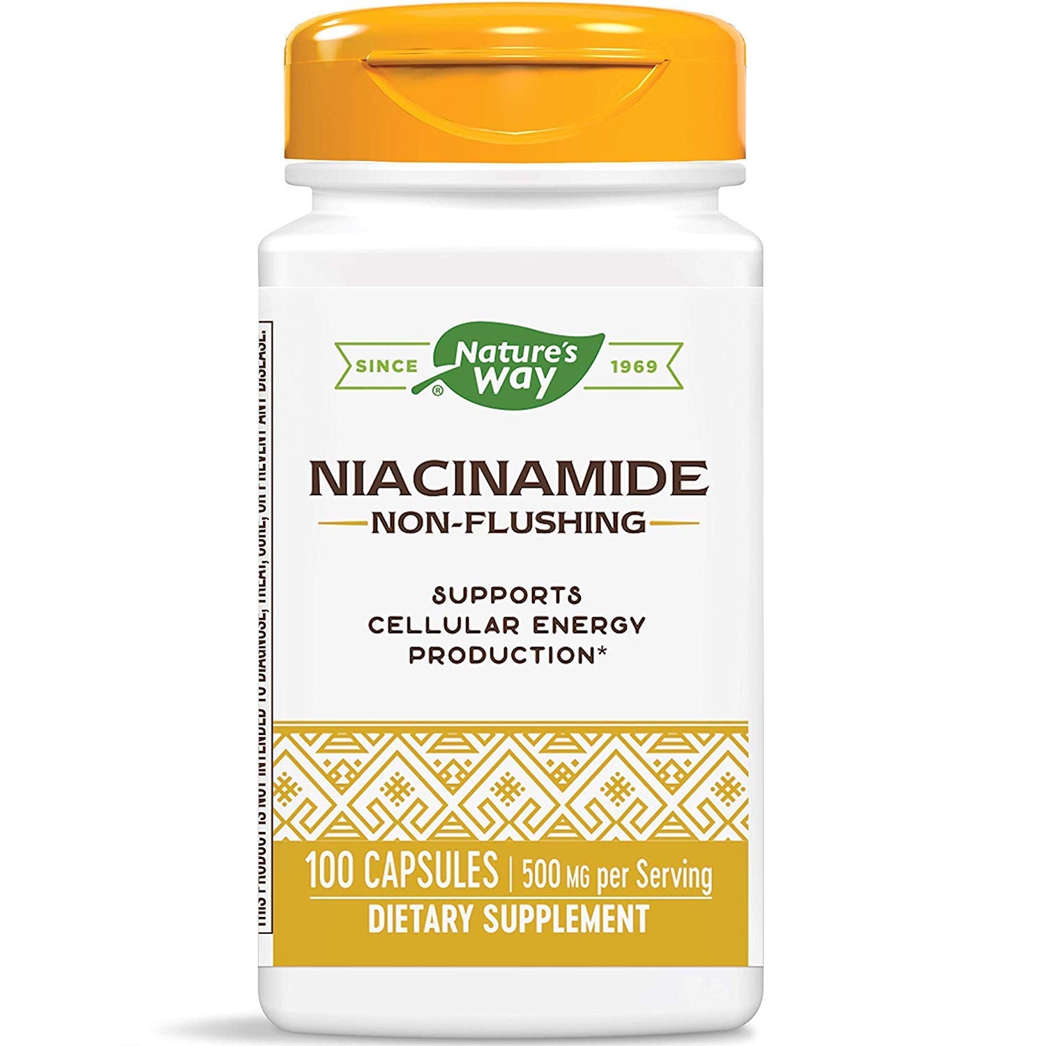 Nature's Way, Niacinamide, 500 mg, 100 Capsules