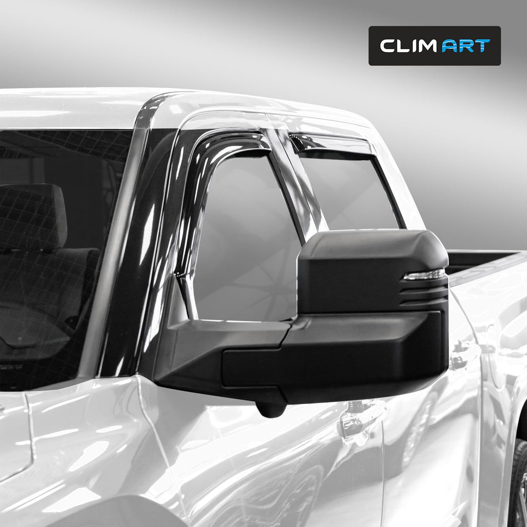 CLIM ART in-Channel Incredibly Durable Rain Guards for Honda Accord 2013-2017 Sedan, Original Window Deflectors, Vent Window Visors, Vent Deflector, 4 pcs. - 613274