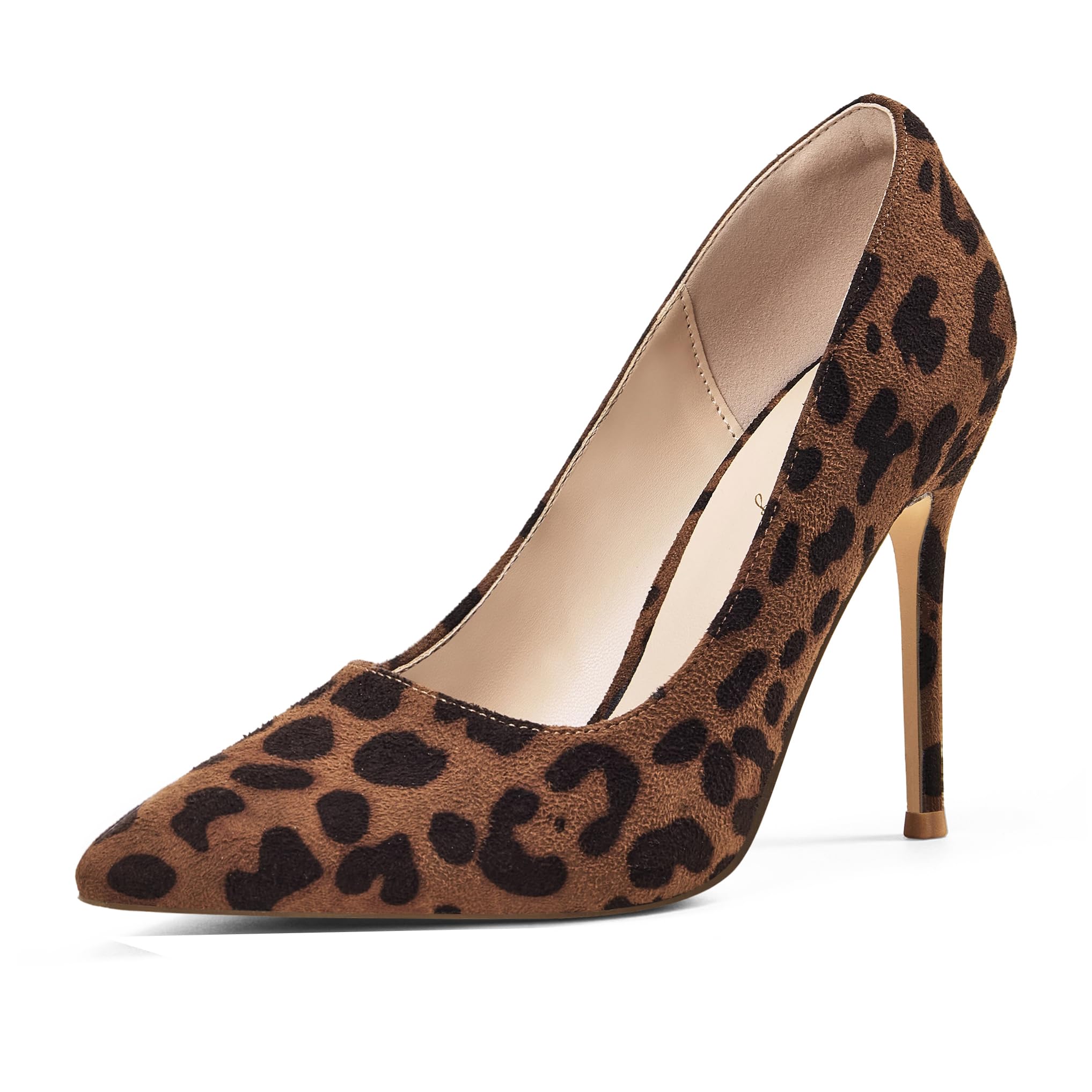 Elisabet Tang High Heels, Womens Pointed Toe Slip on Stilettos Party Wedding Pumps Basic Shoes