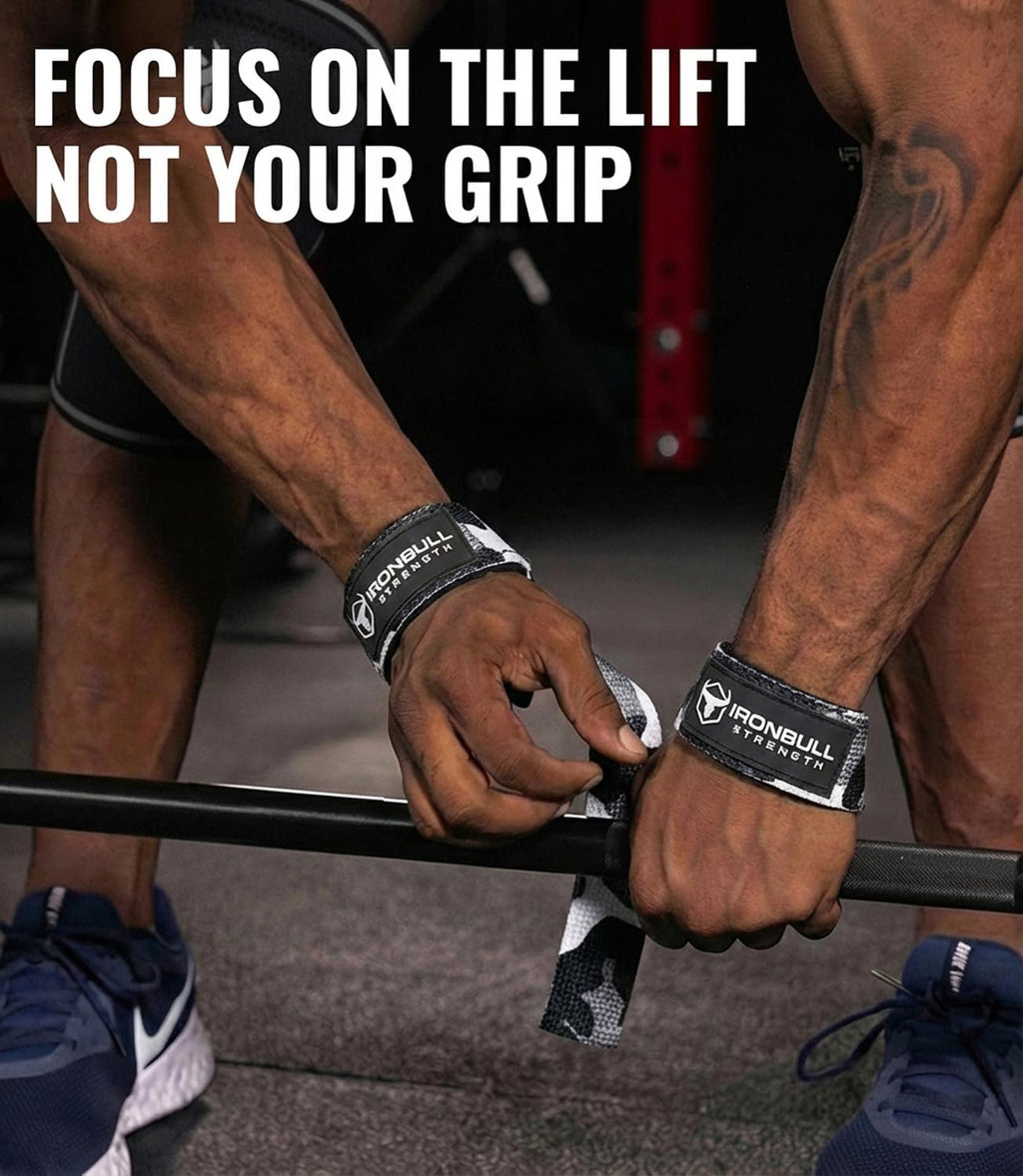 Lifting Wrist Straps for Weightlifting (1 Pair) – Padded Lifting Straps for Deadlifts, Powerlifting, Strength Training & Bodybuilding – Gym Straps for Men & Women