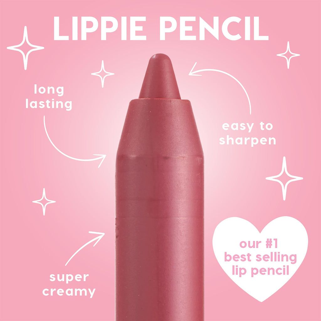 ColourPop Lil Box of Lippie Pencils Makeup Kit - 10-Piece Vegan Lip Liner Set with Creamy, Long-Wearing Formula - Includes New Shades to Deliver Bold, High-Impact Color (3.05 oz)