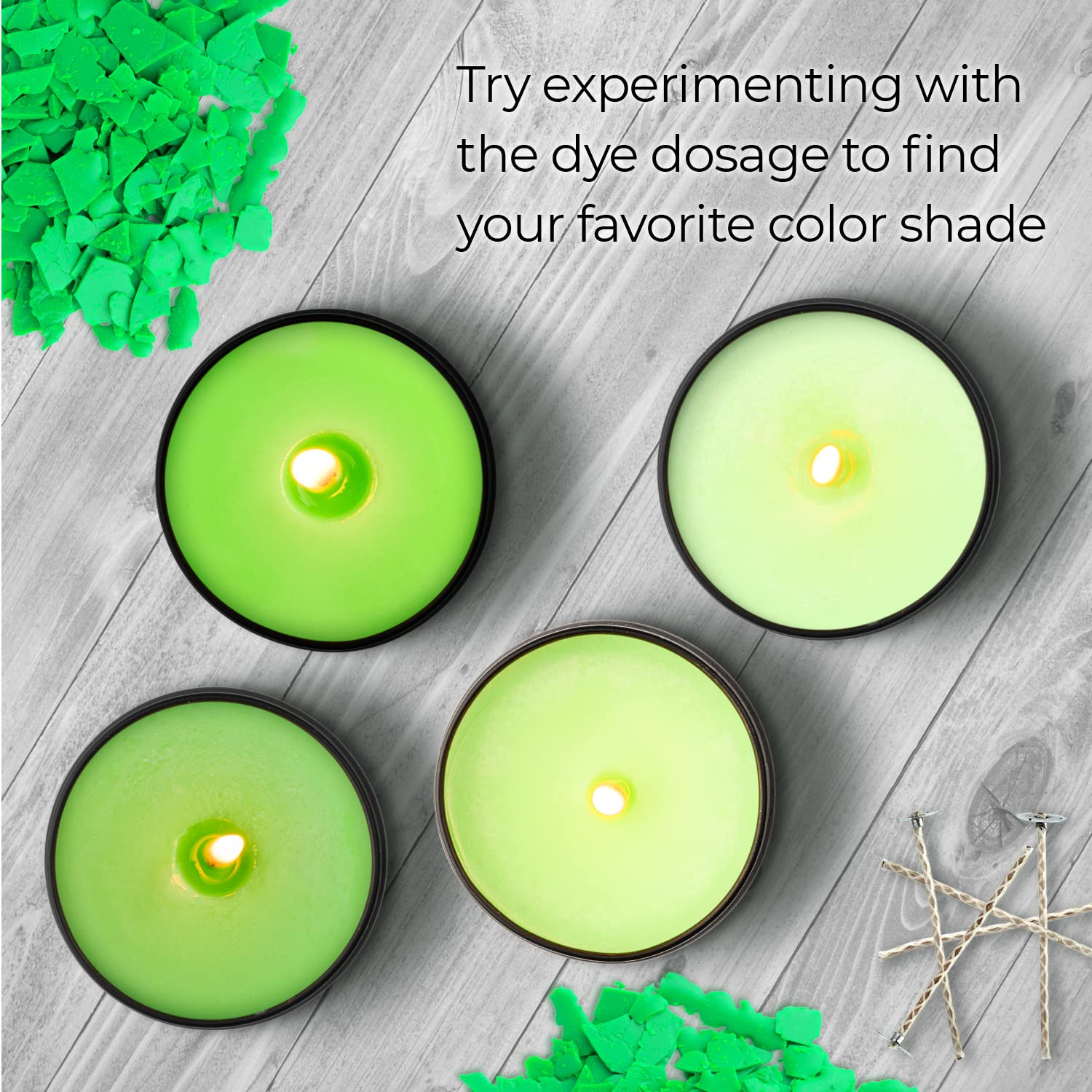 Liquid Candle Wax Dye for Soy Candle Making - 16 Popular Candle Dye Coloring Set - Premium Liquid Candle Wax Coloring - Highly Concentrated Candle Colors