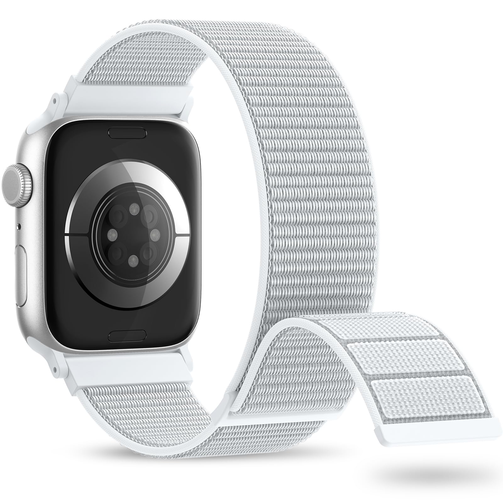 Nylon Sport Band Compatible with Apple Watch Band 38mm 40mm 41mm 42mm 44mm 45mm 46mm 49mm, Adjustable Breathable Women Men Braided Strap Loop for iWatch Series 11/10/9/8/7/6/5/SE Ultra 3/2/1