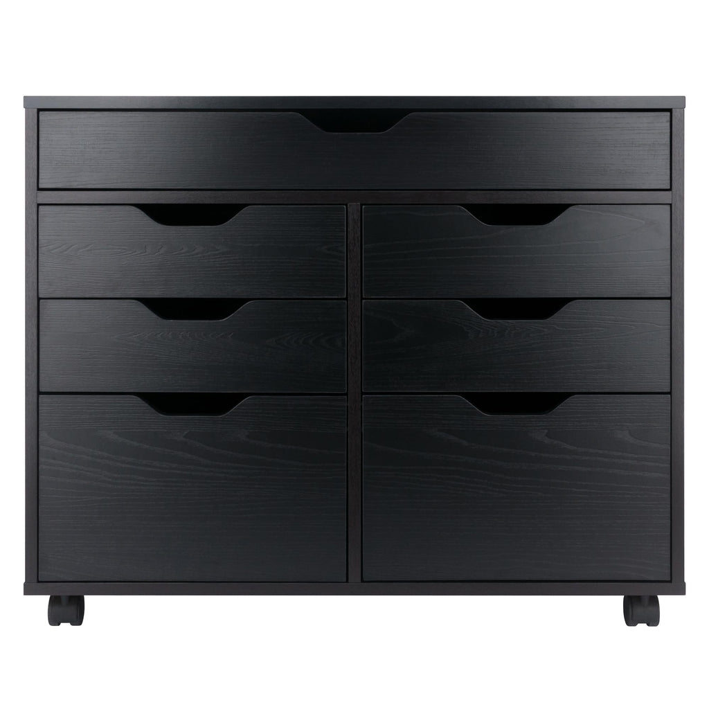 Winsome Halifax Mobile Storage Cabinet with Doors & Drawers, Stylish & Functional Home Storage Cabinet for Filing, Kitchen Organization, Moveable Furniture for Office, Dorms, Apartments