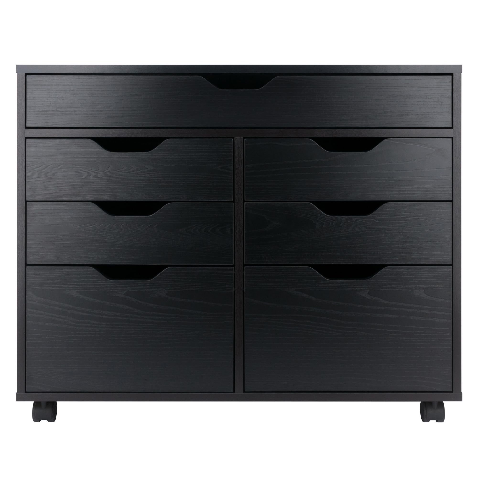 Winsome Halifax Mobile Storage Cabinet with Doors & Drawers, Stylish & Functional Home Storage Cabinet for Filing, Kitchen Organization, Moveable Furniture for Office, Dorms, Apartments