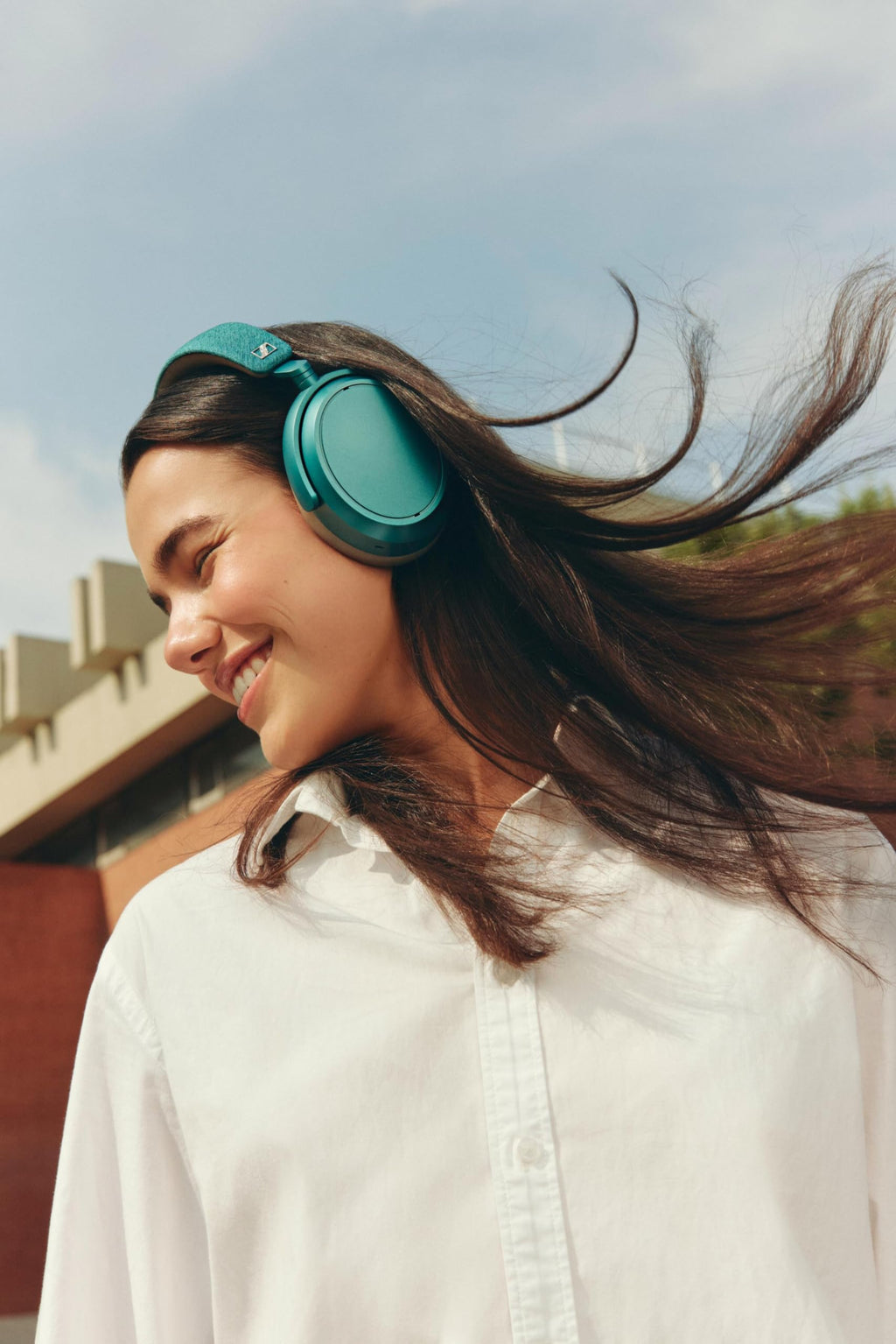 Sennheiser Momentum 4 Wireless Over-Ear Headphones - Bluetooth Headset for Clear Calls with Adaptive Noise Cancellation, Up to 60HR Playtime, Folding Design, 80th Edition
