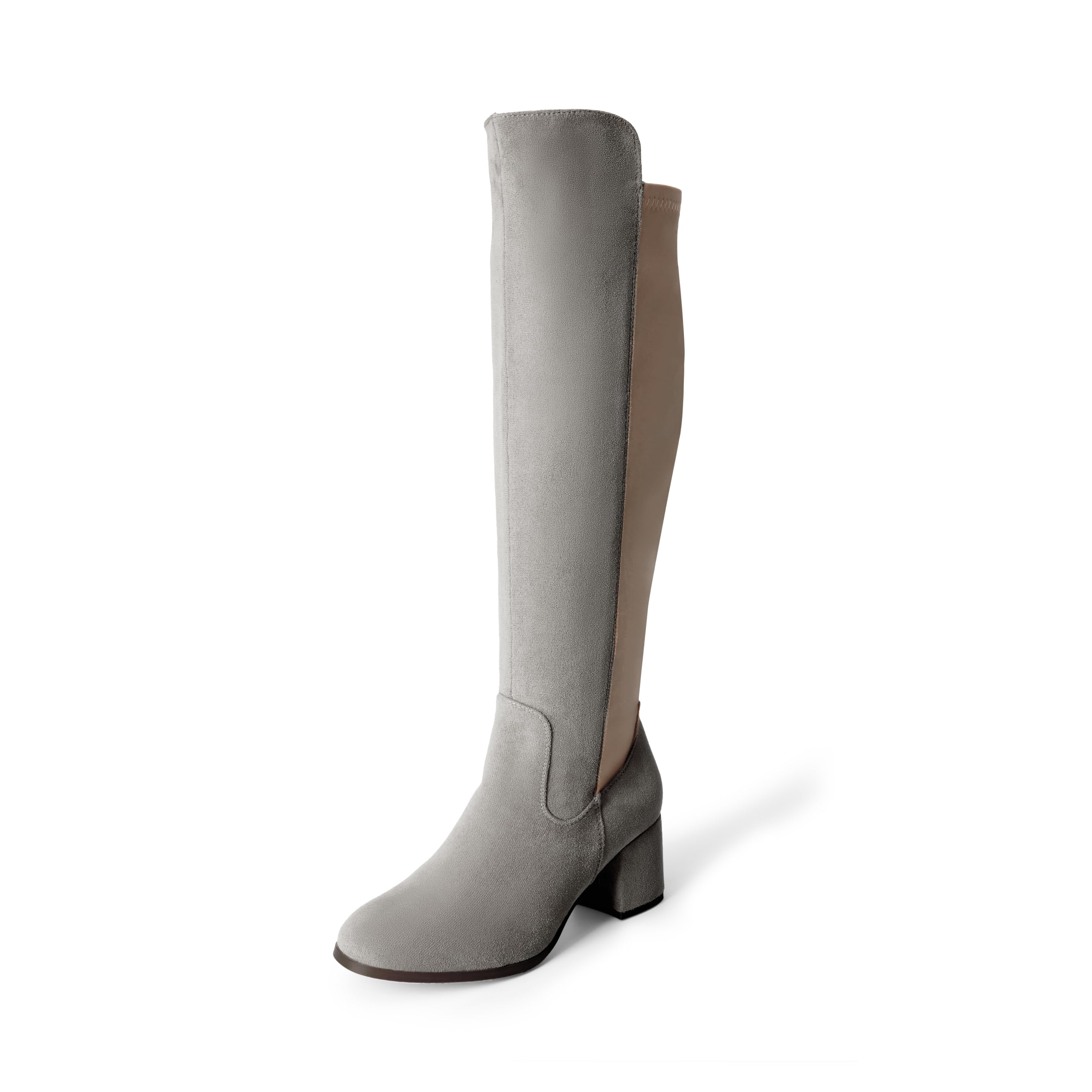 DREAM PAIRS Women's Knee High Stretchy Fashion Boots