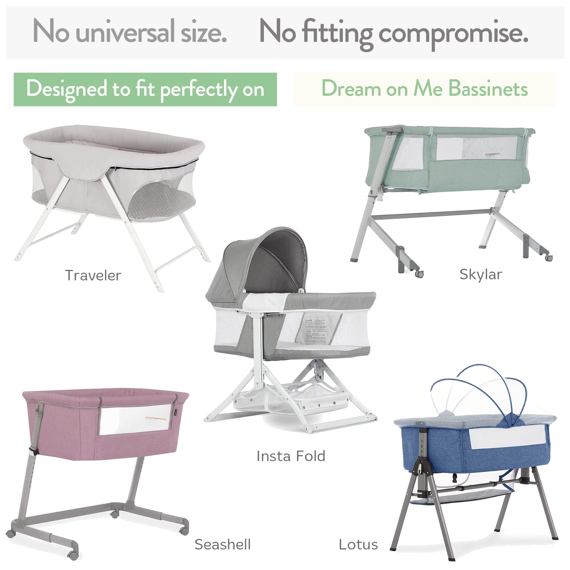 Joey + Joan Bassinet Sheets Compatible with 4moms Mamaroo Sleep Bassinet - Fits 18 x 30 Inch Oval Bassinet Mattress – Buttery Soft 100% Cotton – 2 Pack – Farm Animals – 2 Pack