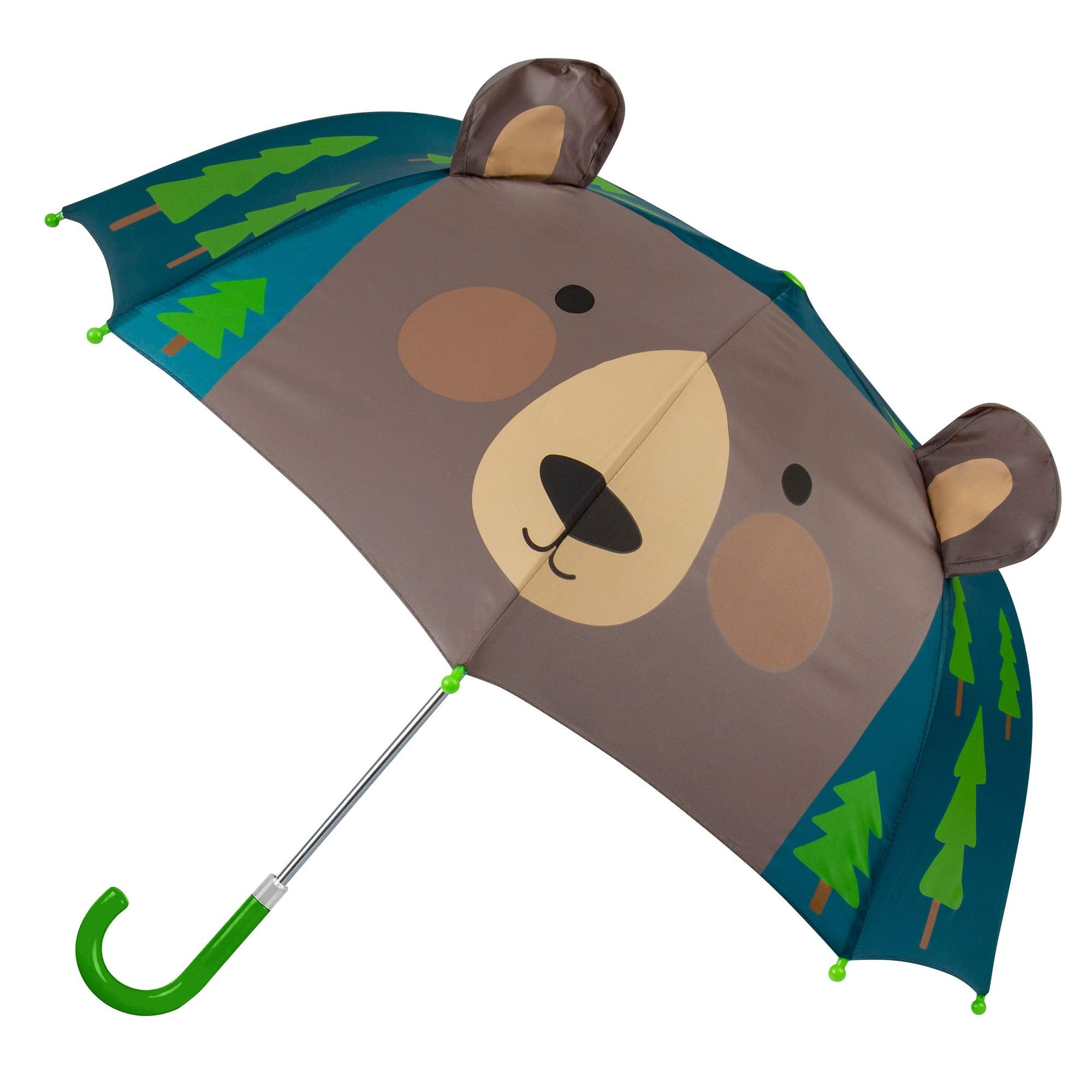 Stephen Joseph, 3D Pop Up Kids Umbrella, Cute Animals & Toddler Rain Umbrella Lightweight Easy Grip Handle for Boys Girls Ages 3-8