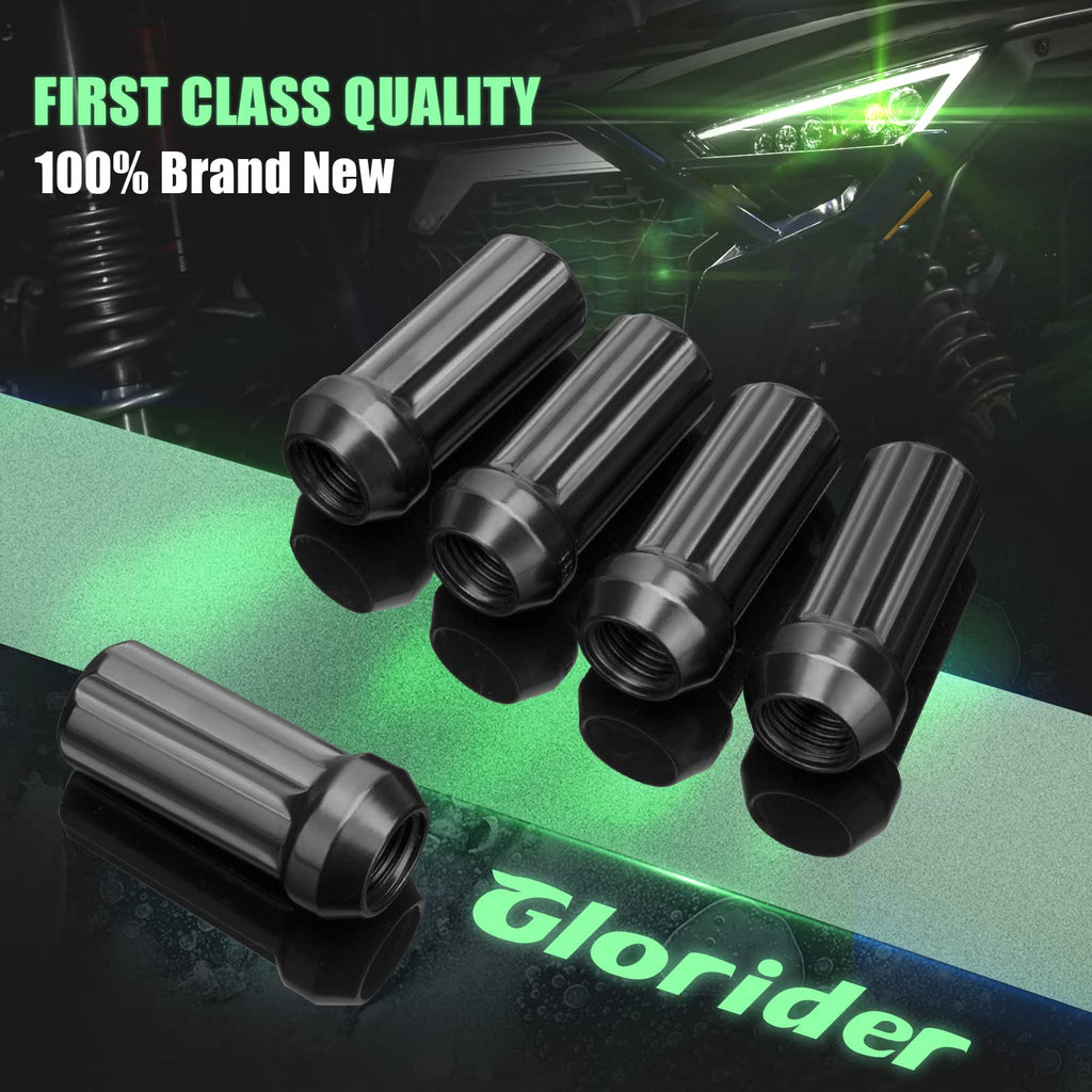 9/16-18 Spline Lug Nut 32pcs for Dodge 2500 3500 8 Lug, 9/16 x18 Closed End Lug Nut with 1 Socket Key for 1994-2011 Ram 2500 3500, 2002-2010 Ram 1500 Aftermarket Wheel