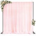 Fomcet 10FT x 10FT Backdrop Stand Heavy Duty with Base, Black Portable Adjustable Pipe and Drape Backdrop Stand Kit, Square Metal Arch Party Frame for Wedding Birthday Parties Banquet Decorations