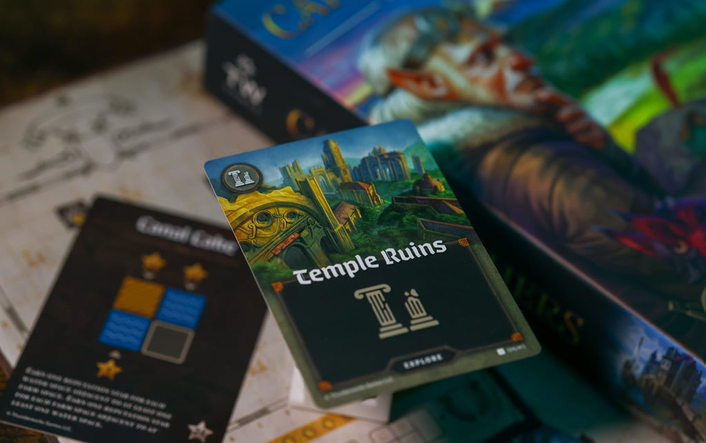 Cartographers Board Game | Award-Winning Game of Map Drawing | Strategy Flip and Write Family Game of Fantasy Cartography | 30-45 Minutes for 1-99 Players Ages 10+ | Thunderworks Games