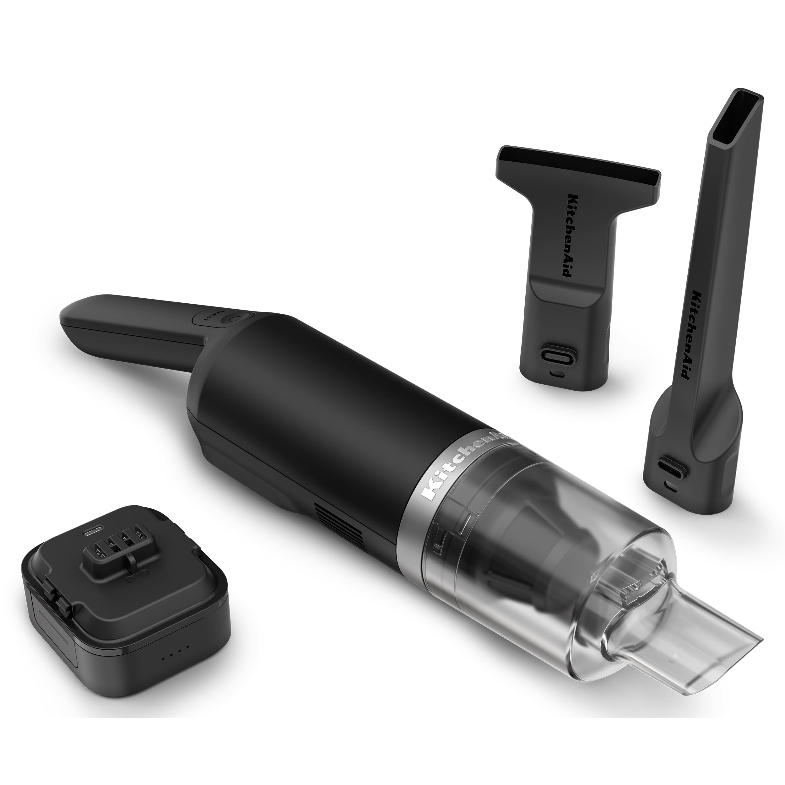 KitchenAid Go™ Cordless Kitchen Vacuum - Battery Included, KKVR121, Black Matte
