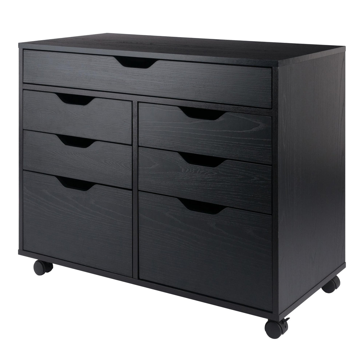Winsome Halifax Mobile Storage Cabinet with Doors & Drawers, Stylish & Functional Home Storage Cabinet for Filing, Kitchen Organization, Moveable Furniture for Office, Dorms, Apartments