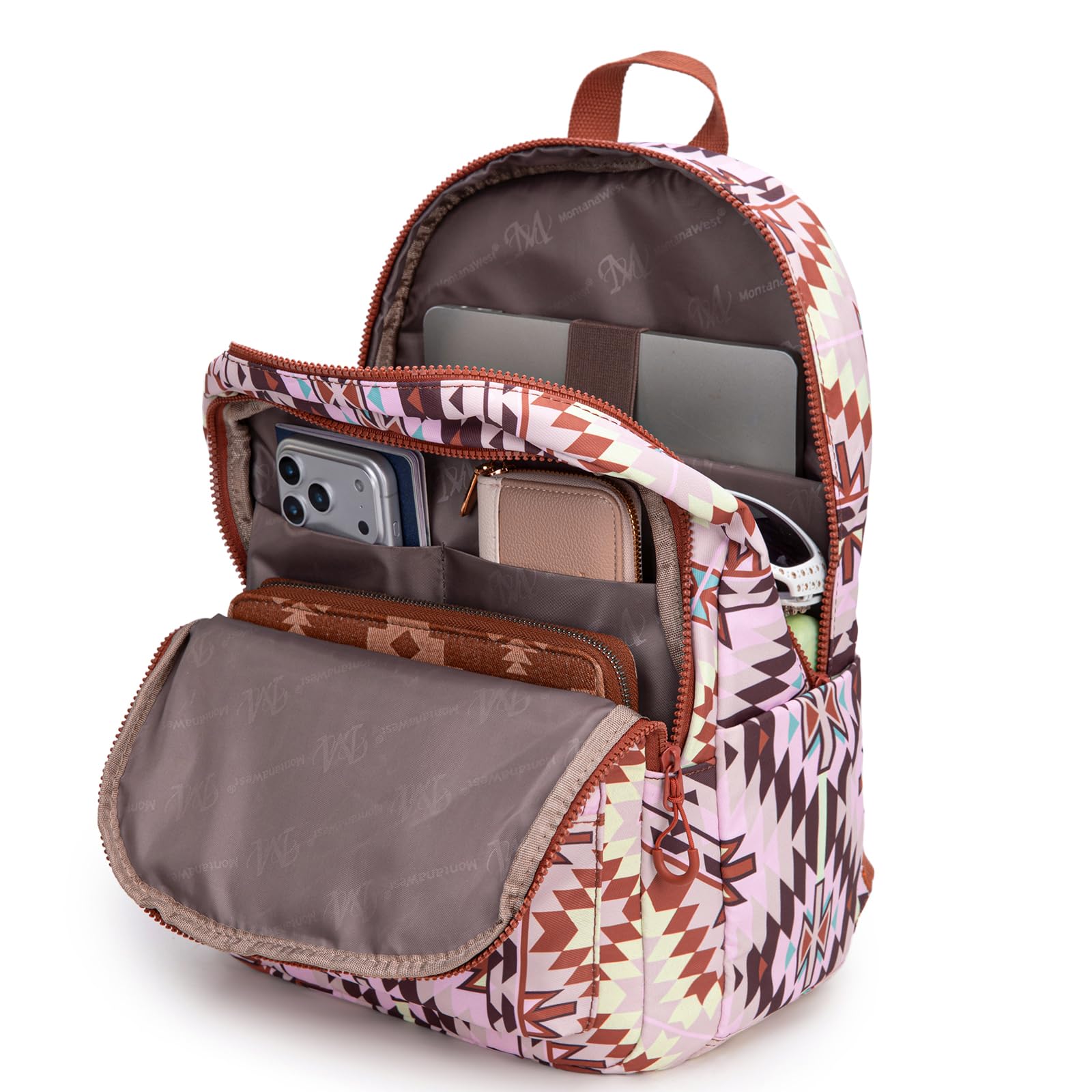Montana West Backpack Purse for Women Western Aztec Backpack Purse Lightweight Casual Daypack for Travel