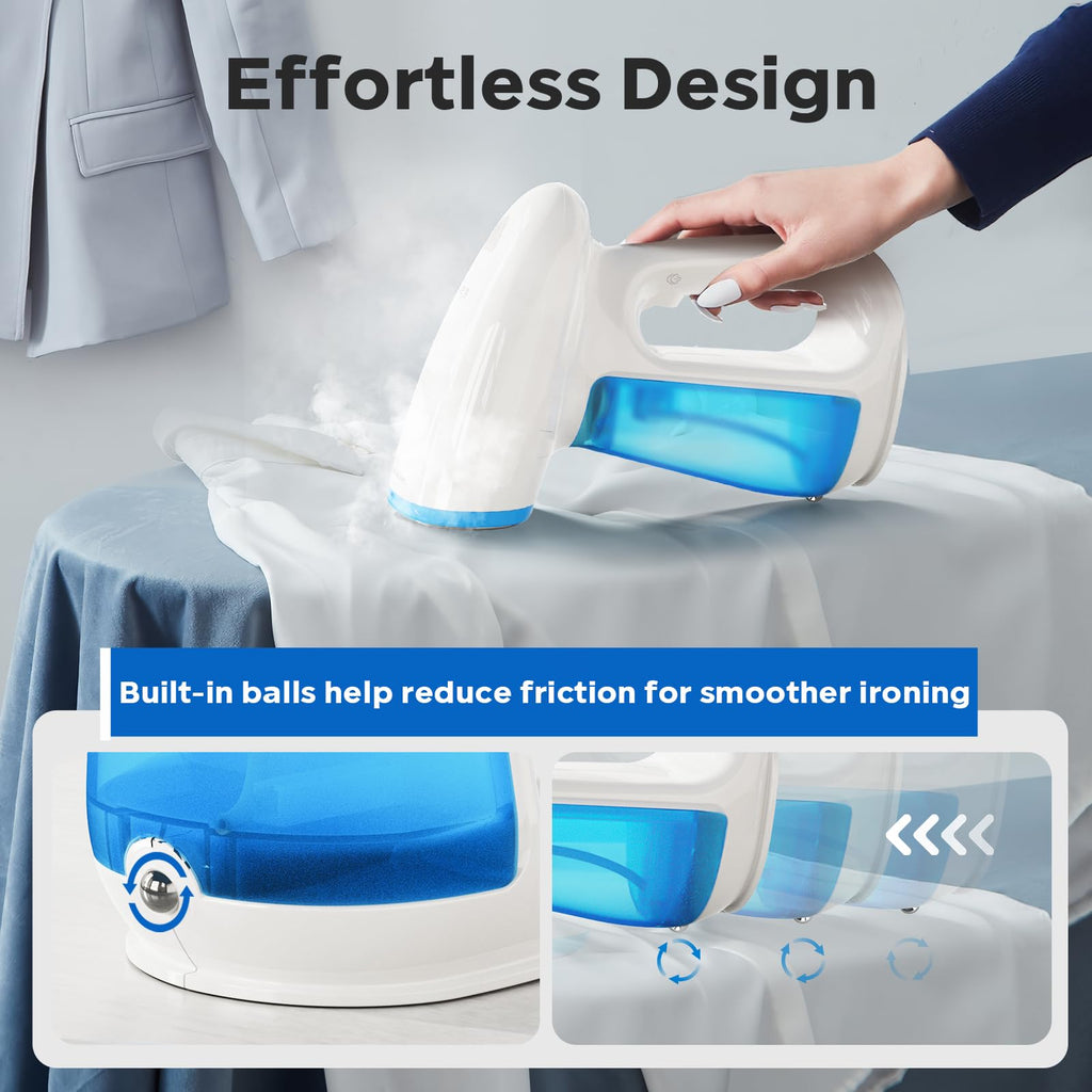 Bear Steamer for Clothes, 1300W 25s Heat-Up Clothes Steamer with 230ml Tank | Essential Oil Compatible,20g/min Steam Rate,Handheld 2-in-1 Steam&Iron,Fabric Wrinkle Remover for Home&Travel,Includes Brush