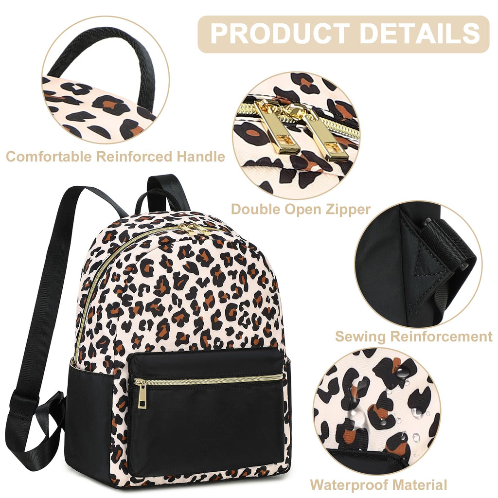 BTOOP Mini Backpack Women Girls Water-resistant Small Backpack Purse Shoulder Bag for Womens Adult Kids School Travel