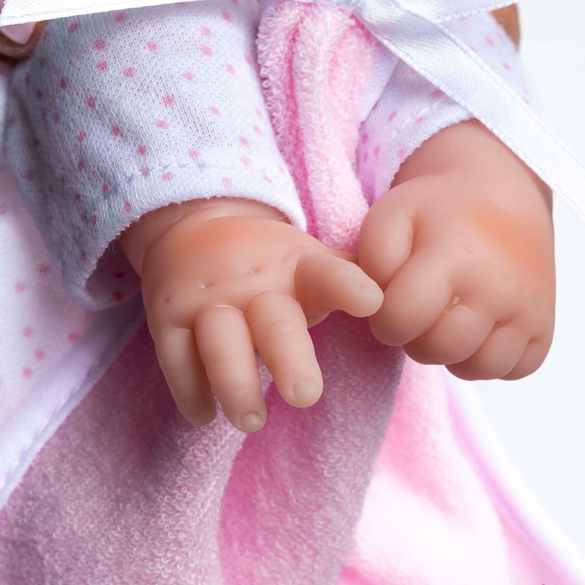 JC Toys La Baby Caucasian Baby Doll Set – 11 Inch Soft Body Doll with Accessories Including a Removable Blue Outfit – Small Baby Doll Toy for Children 12 Months and Older