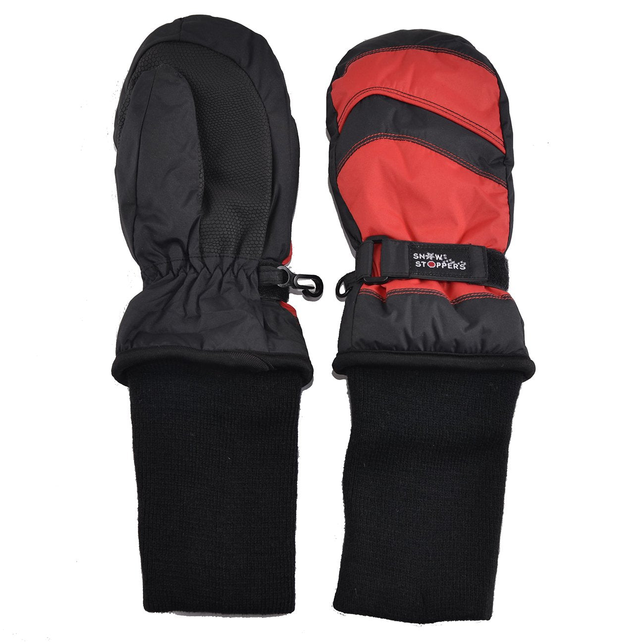 SnowStoppers Kids Waterproof Long Cuff Winter Mittens