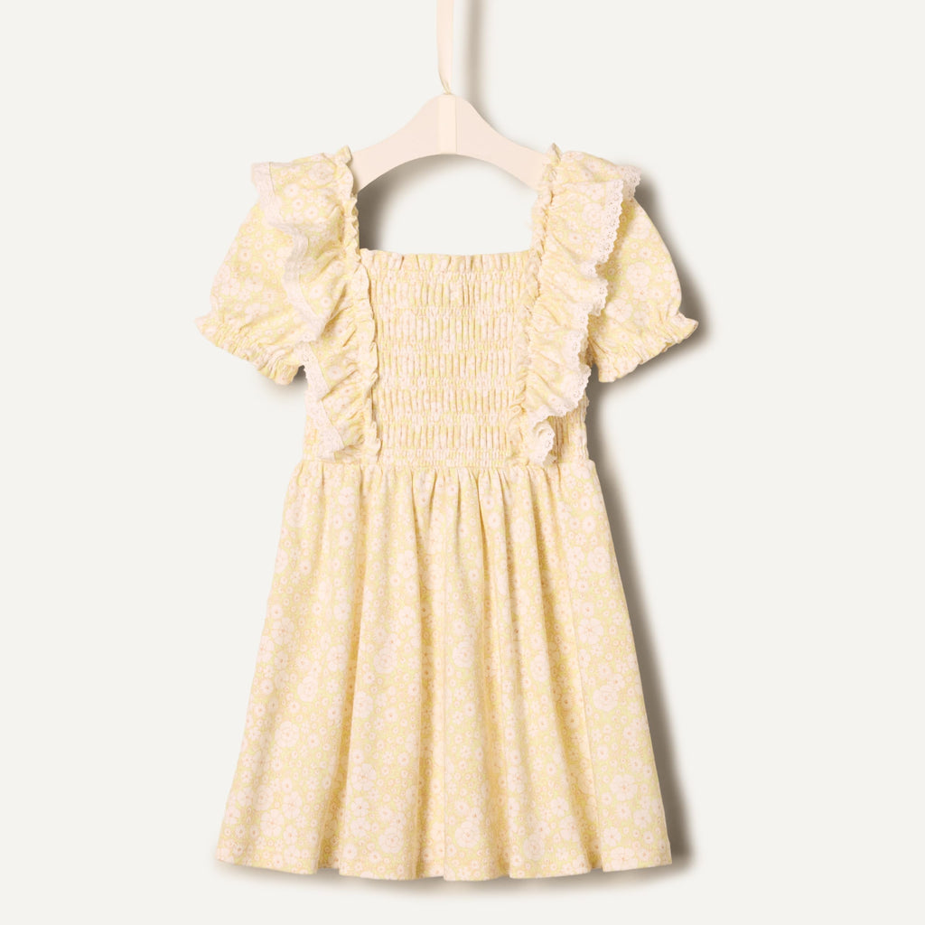 Amazon Essentials x Sofia Grainge Toddler and Baby Girls' Embroidered Knit Dress