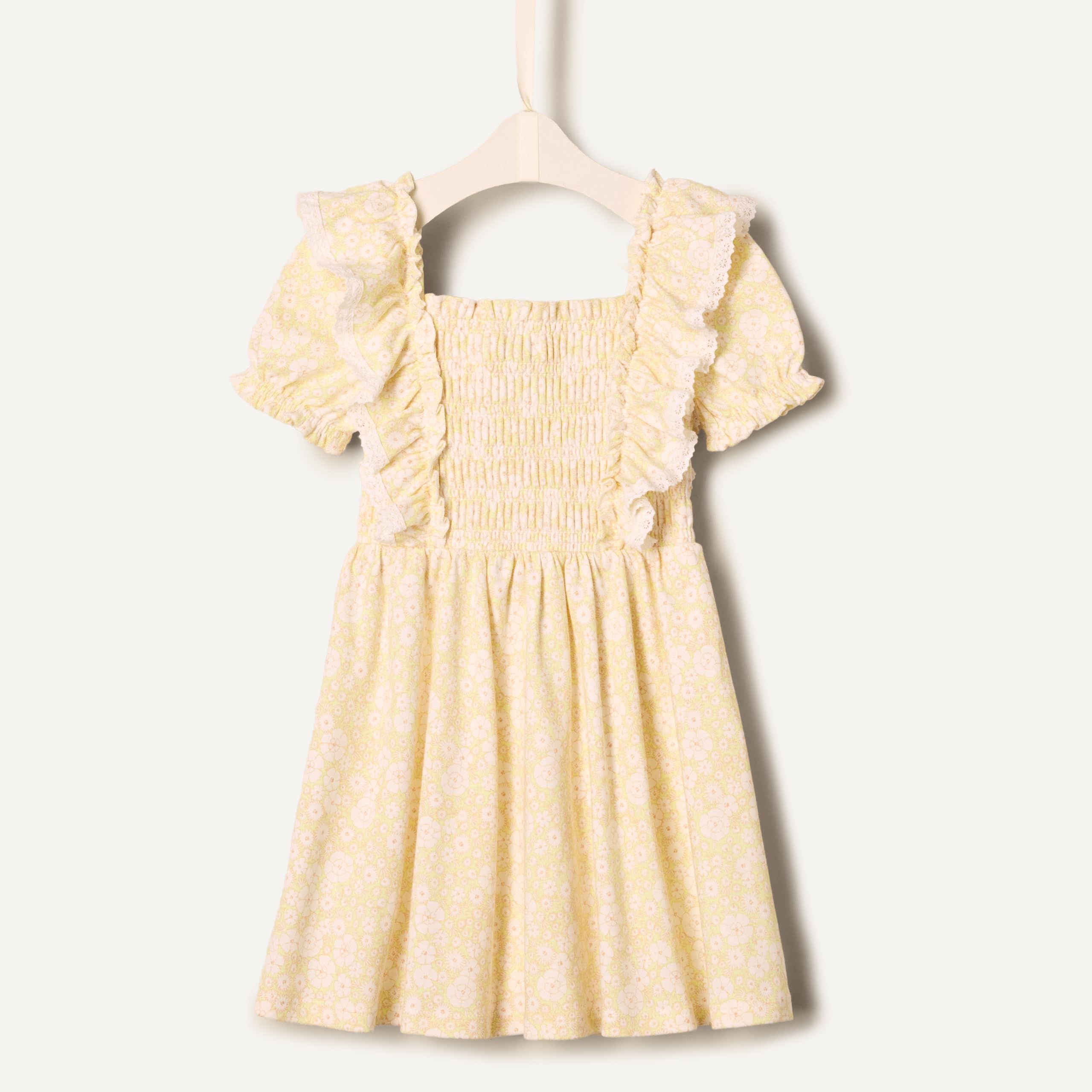 Amazon Essentials x Sofia Grainge Toddler and Baby Girls' Embroidered Knit Dress
